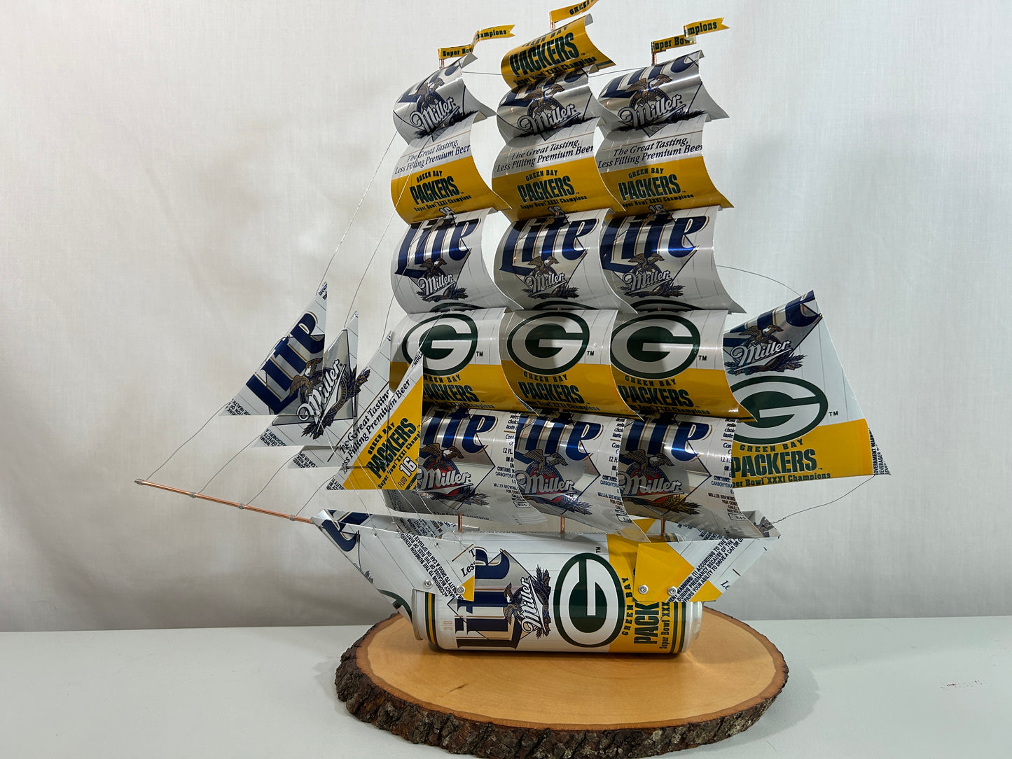 Green Bay Packers Super Bowl XXXI Beer Can Ship