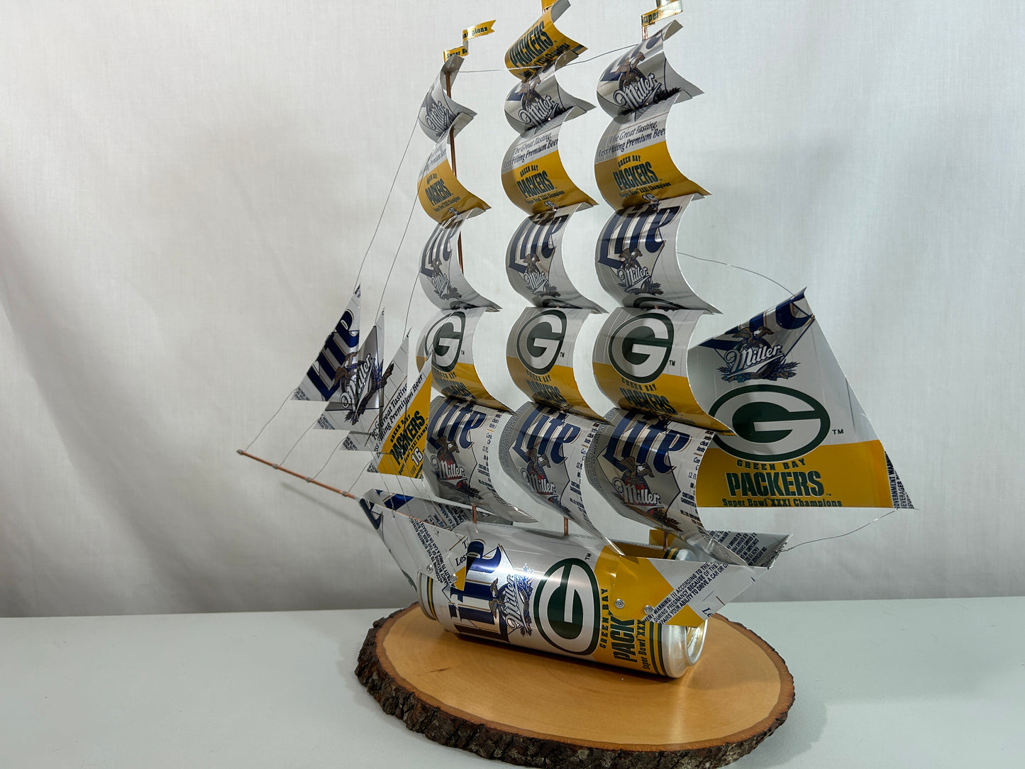 Green Bay Packers Super Bowl XXXI Beer Can Ship