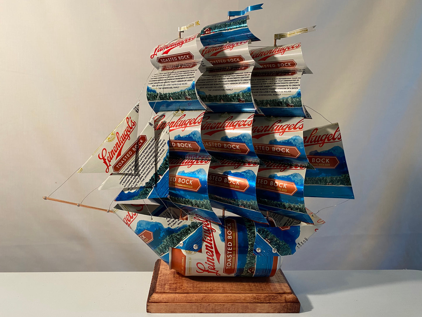 Leinenkugel's Toasted Bock Beer Can Ship