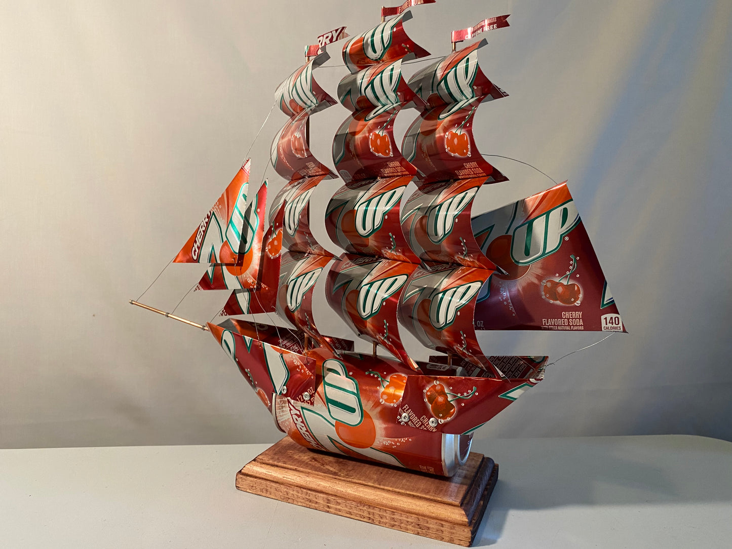 7UP Cherry Soda Can Ship