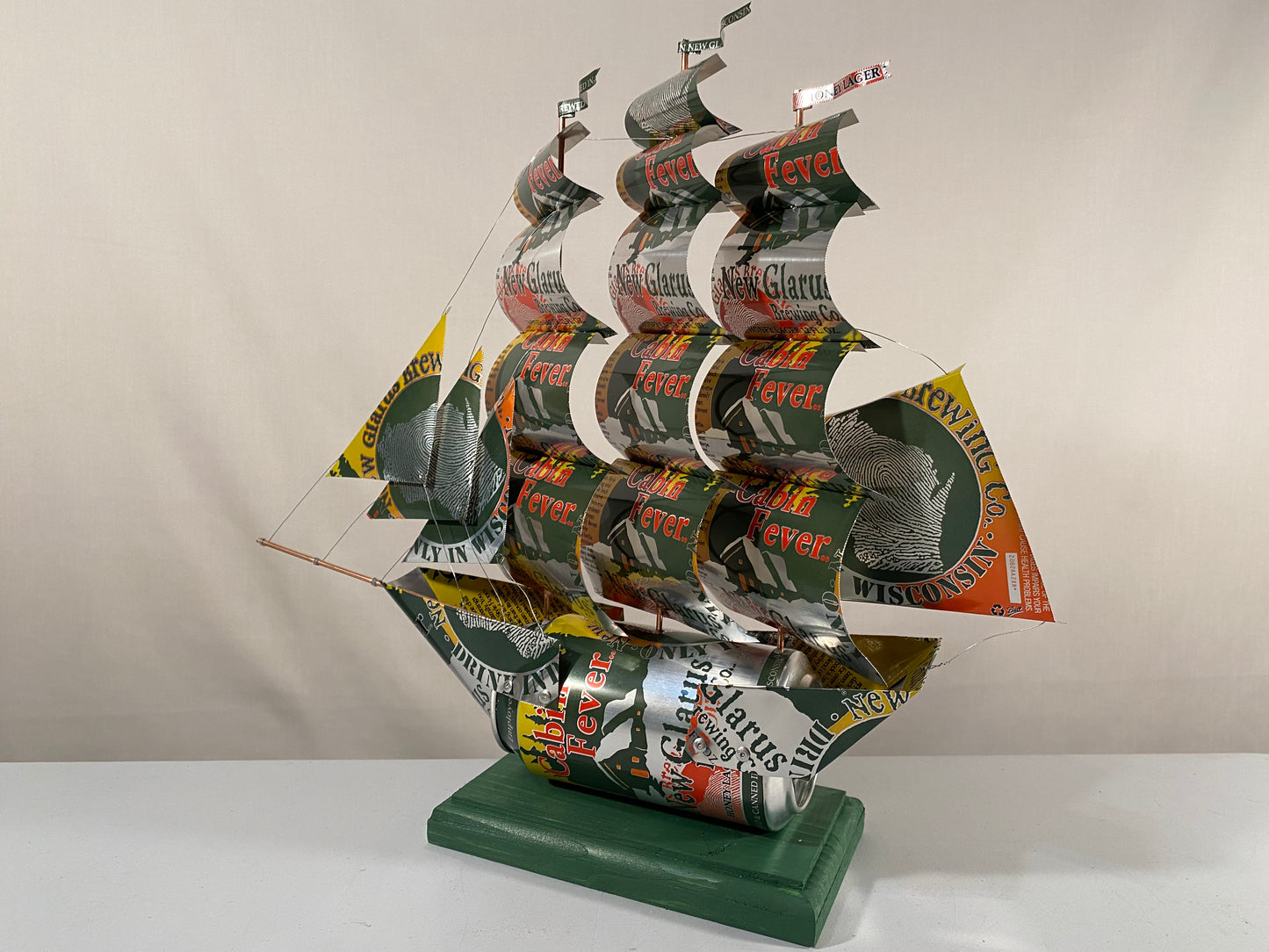 New Glarus Cabin Fever Beer Can Ship