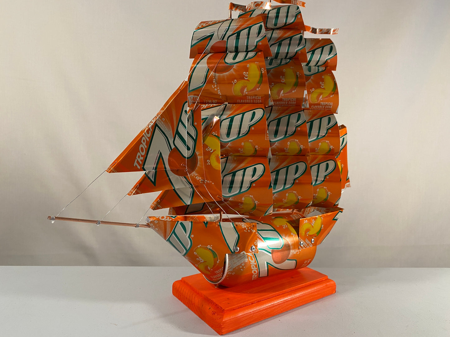 7UP Tropical Soda Can Ship