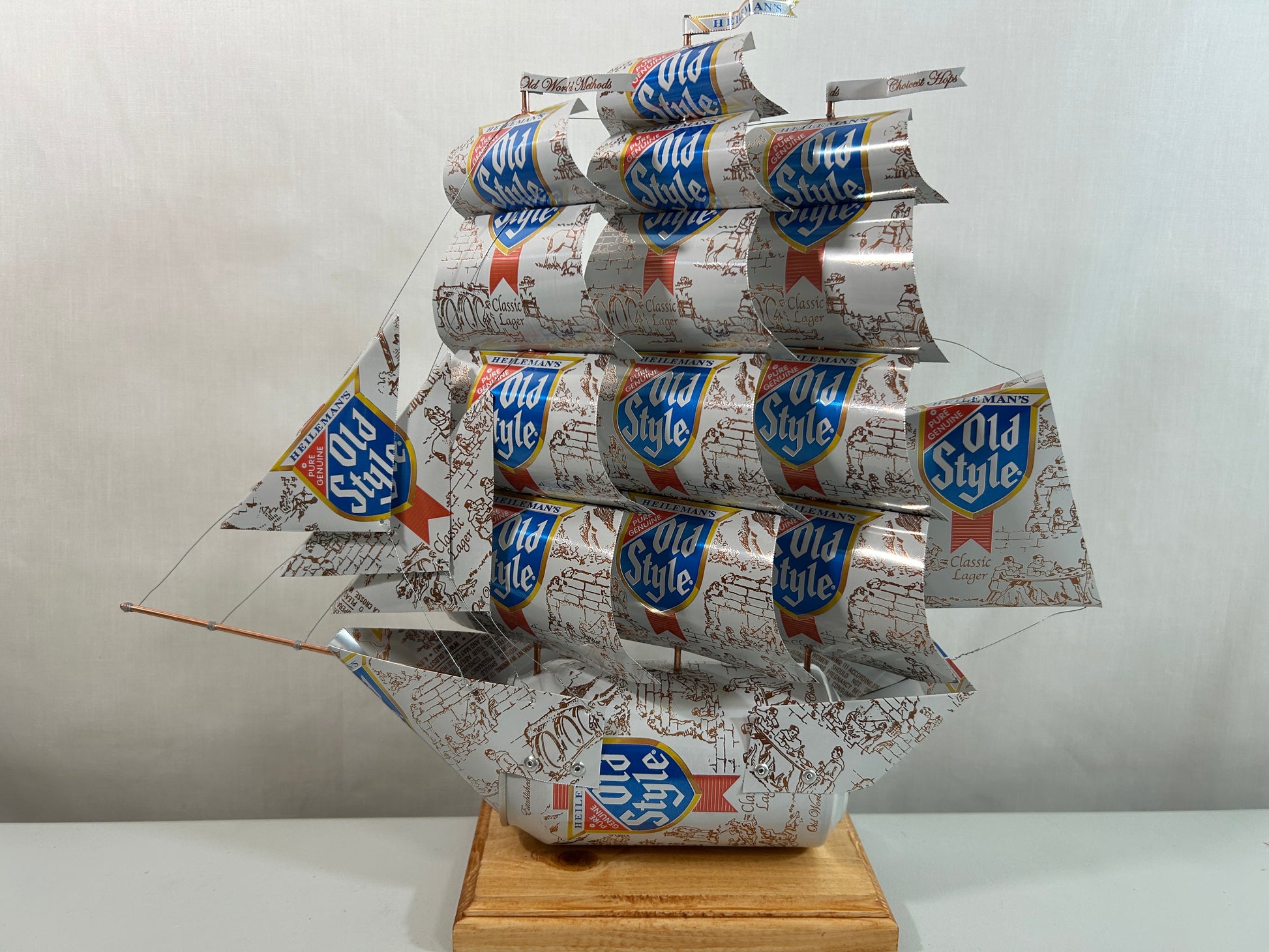 Heileman's Old Style Beer Can Ship