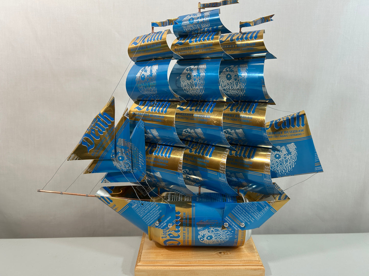 Liquid Death Blueberry Buzzsaw Sweet Tea Can Ship