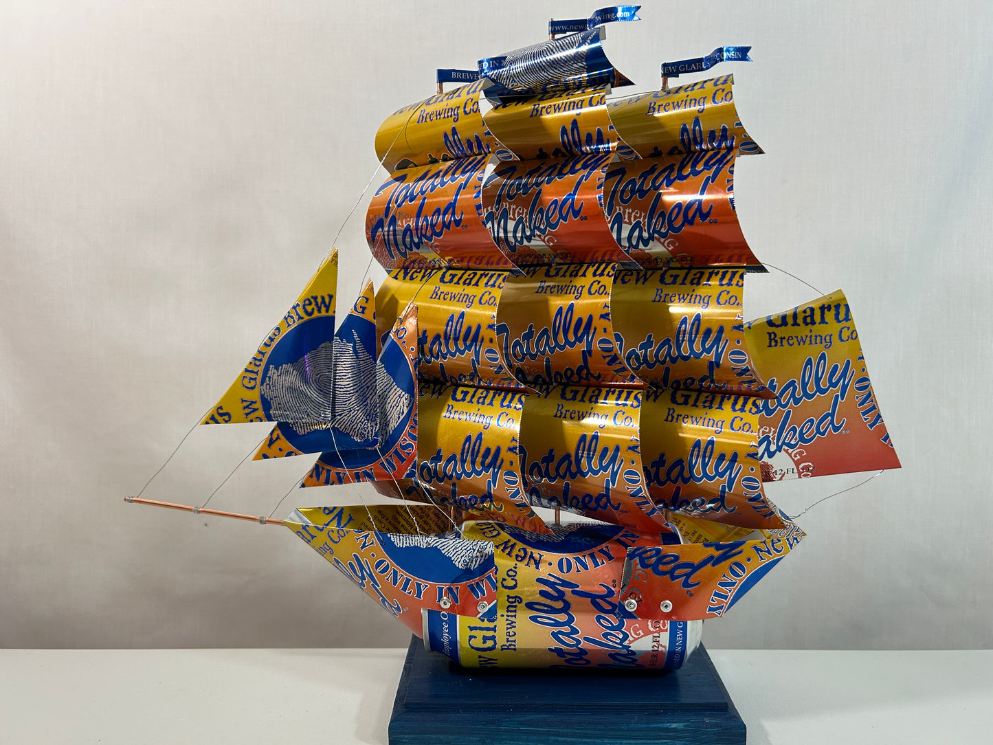 New Glarus Totally Naked Beer Can Ship