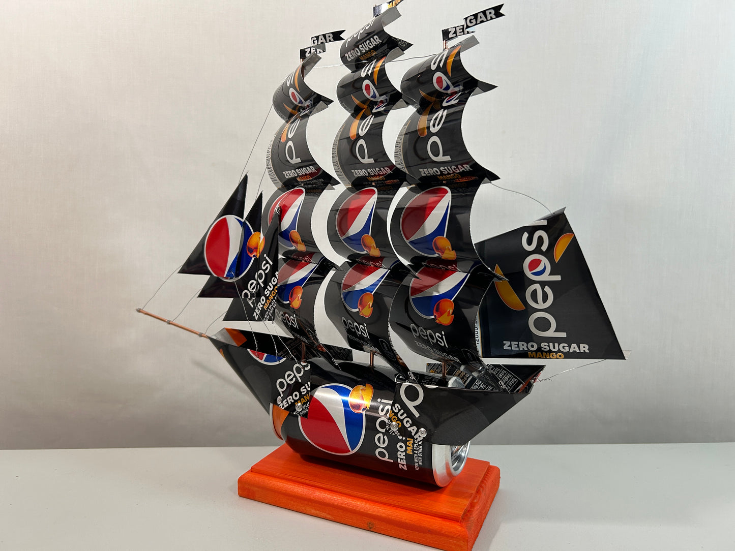 Pepsi Mango Zero Sugar Soda Can Ship
