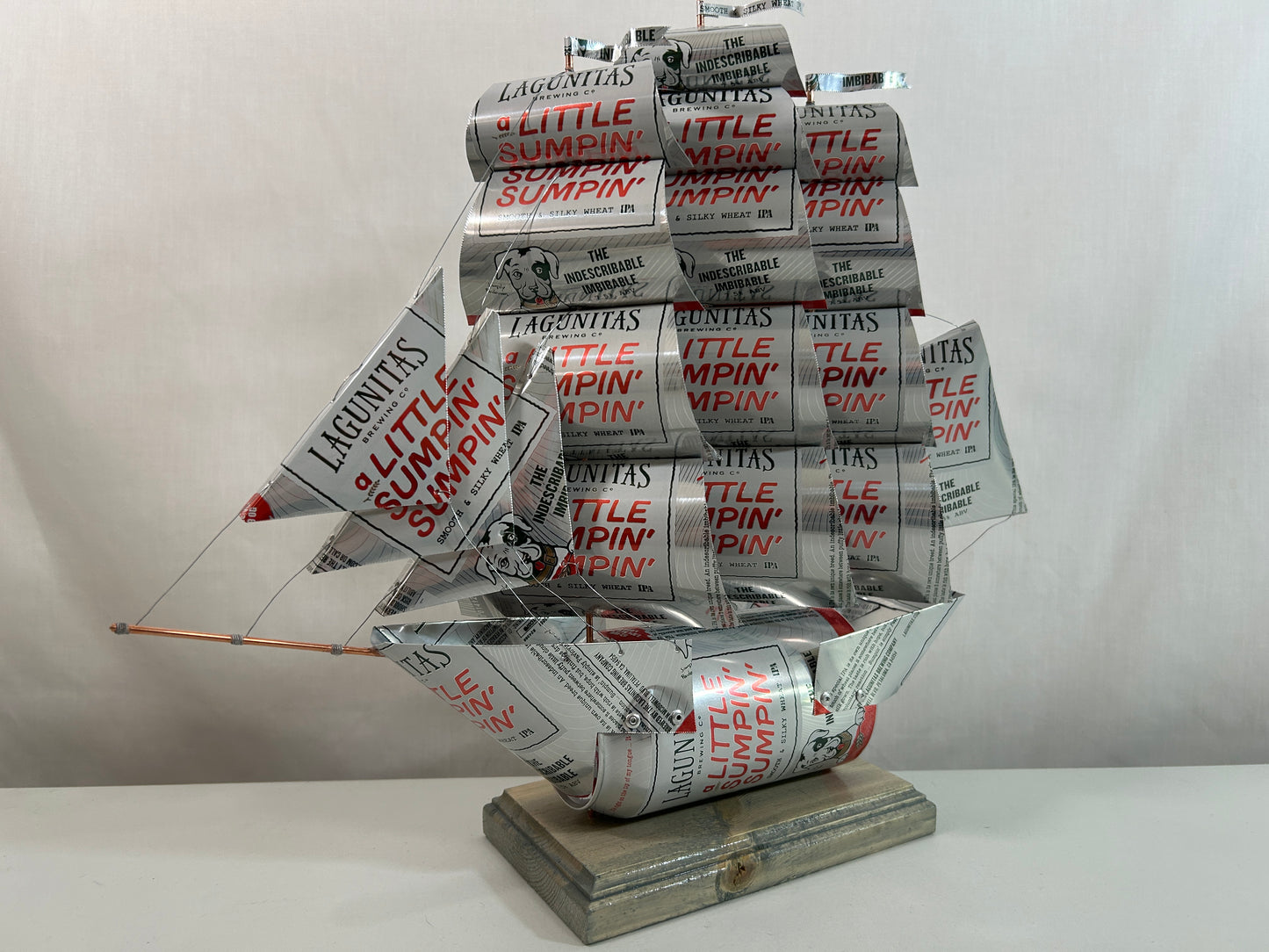 Lagunias a Little Sumpin' Sumpin' Beer Can Ship