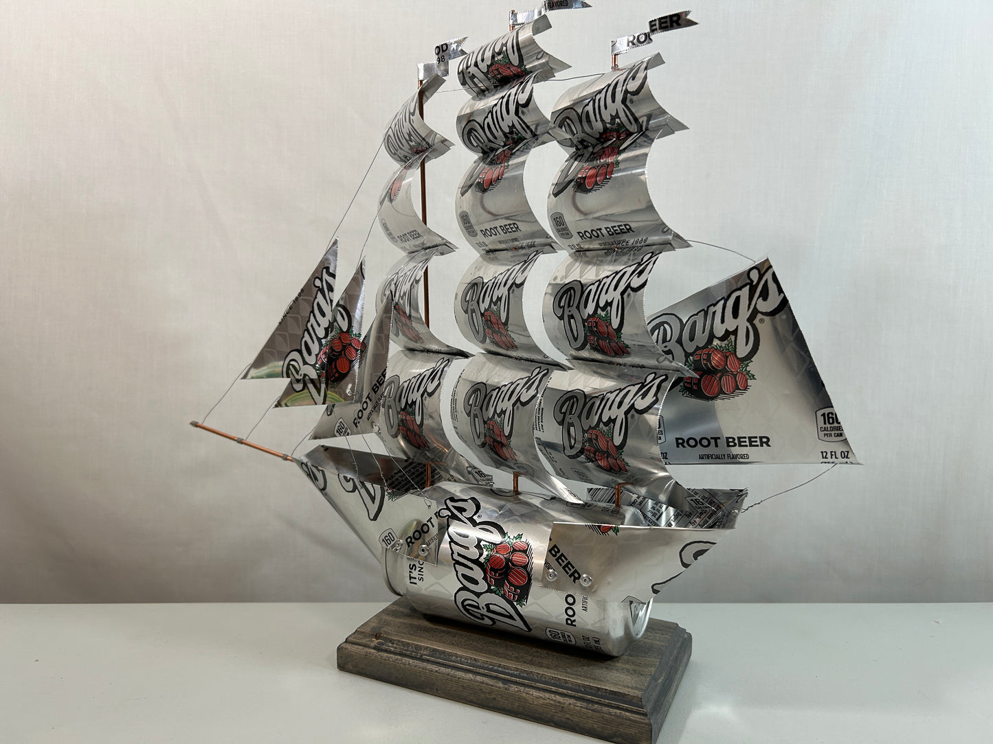 Barq's Root Beer Soda Can Ship