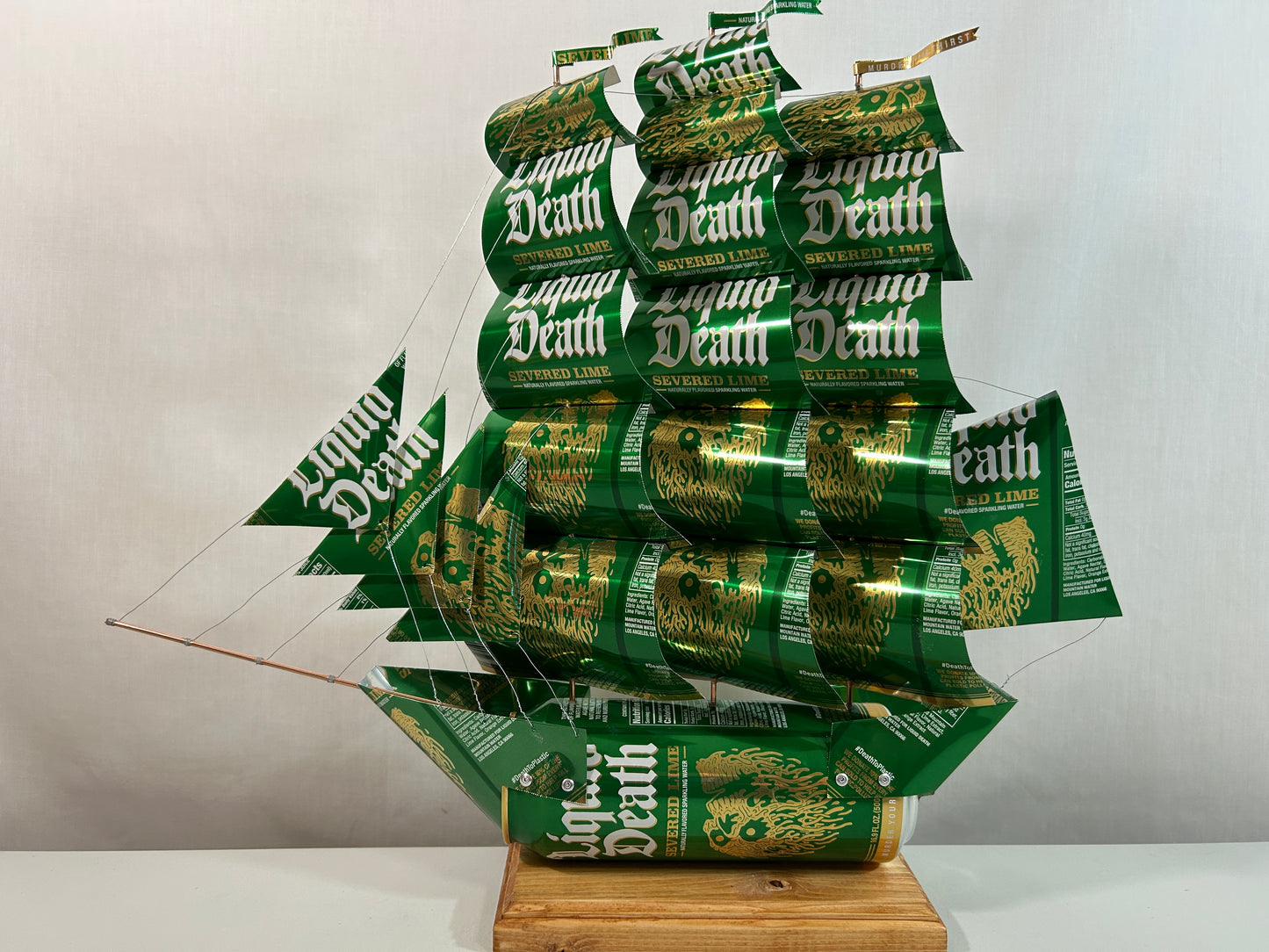 Liquid Death Severed Lime Sparkling Water Can Ship