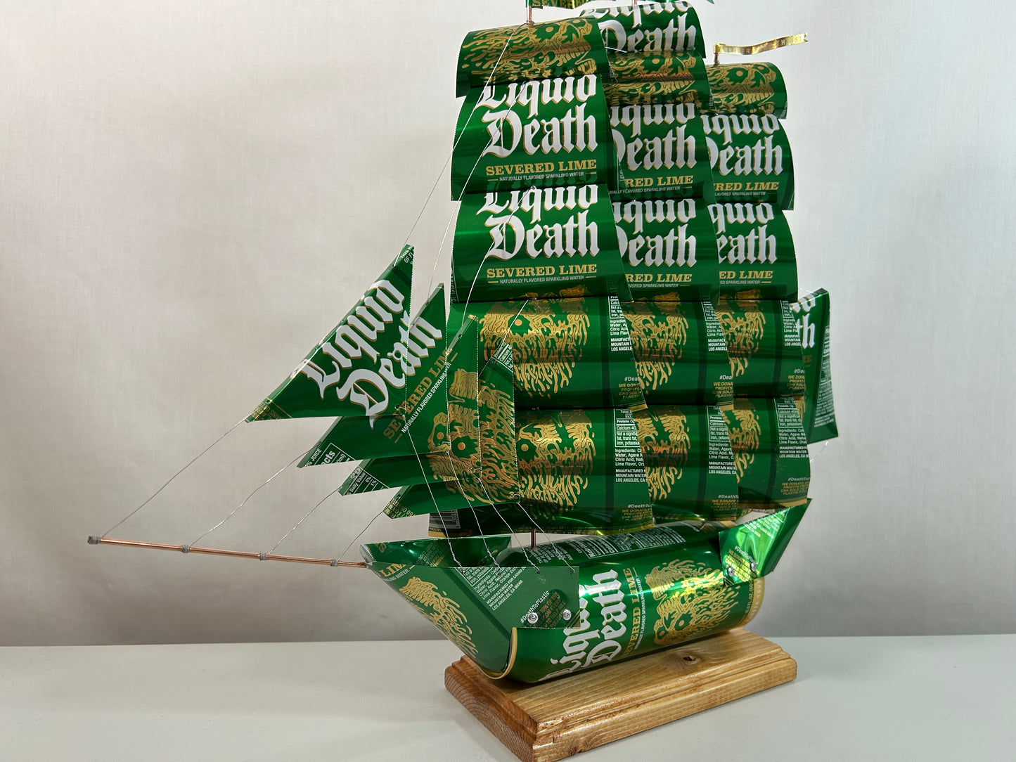 Liquid Death Severed Lime Sparkling Water Can Ship
