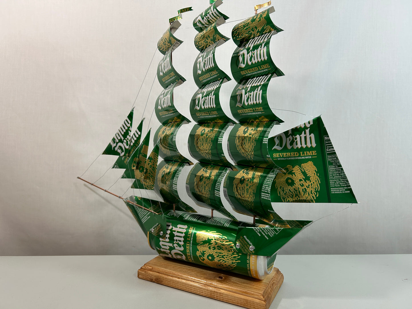 Liquid Death Severed Lime Sparkling Water Can Ship