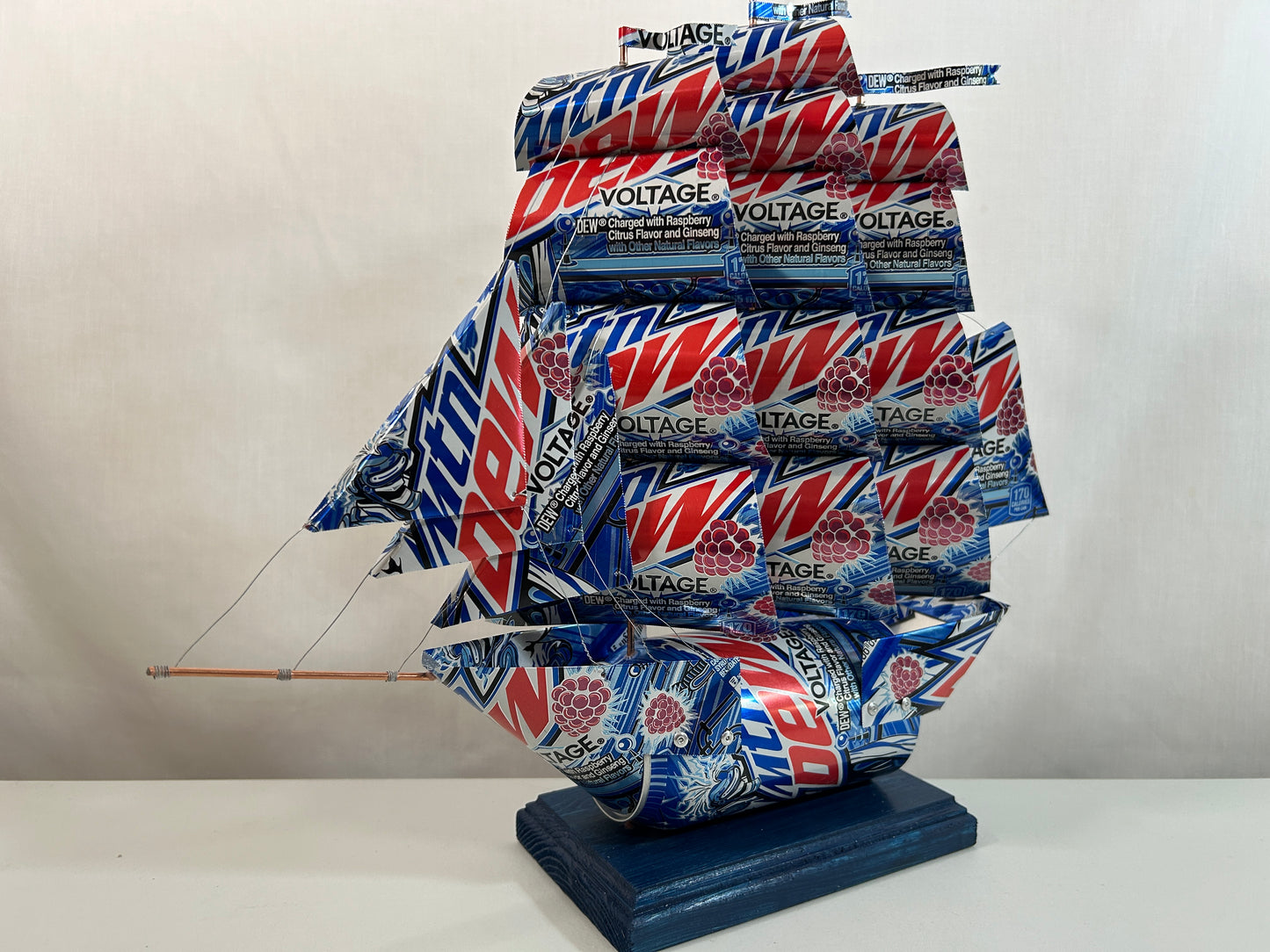 Mountain Dew Voltage Soda Can Ship