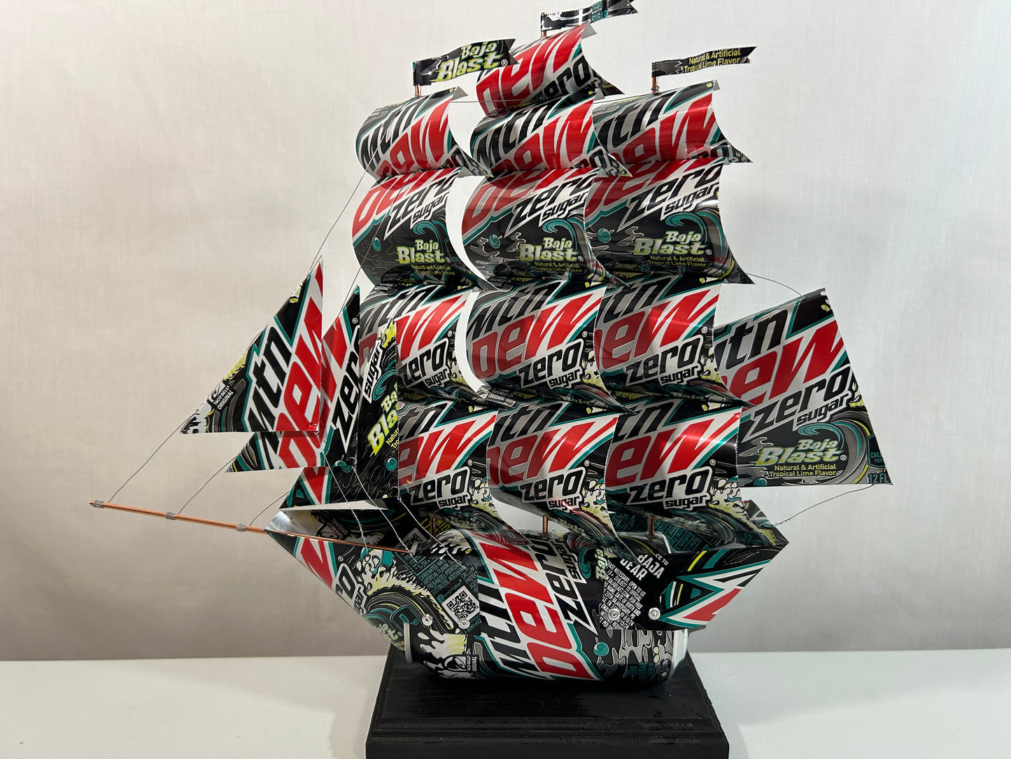 Mountain Dew Baja Blast Zero Sugar Soda Can Ship
