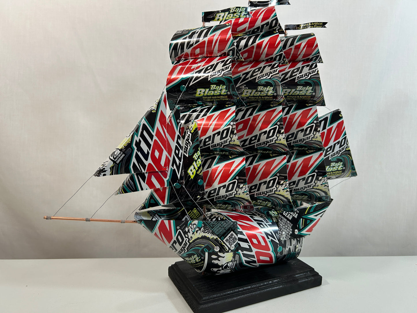 Mountain Dew Baja Blast Zero Sugar Soda Can Ship