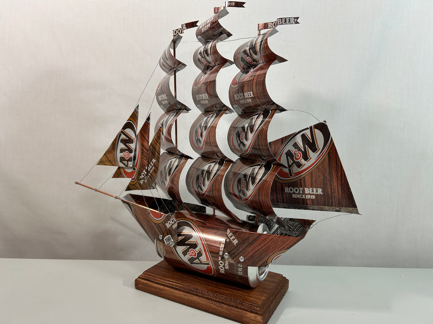 A&W Root Beer Soda Can Ship