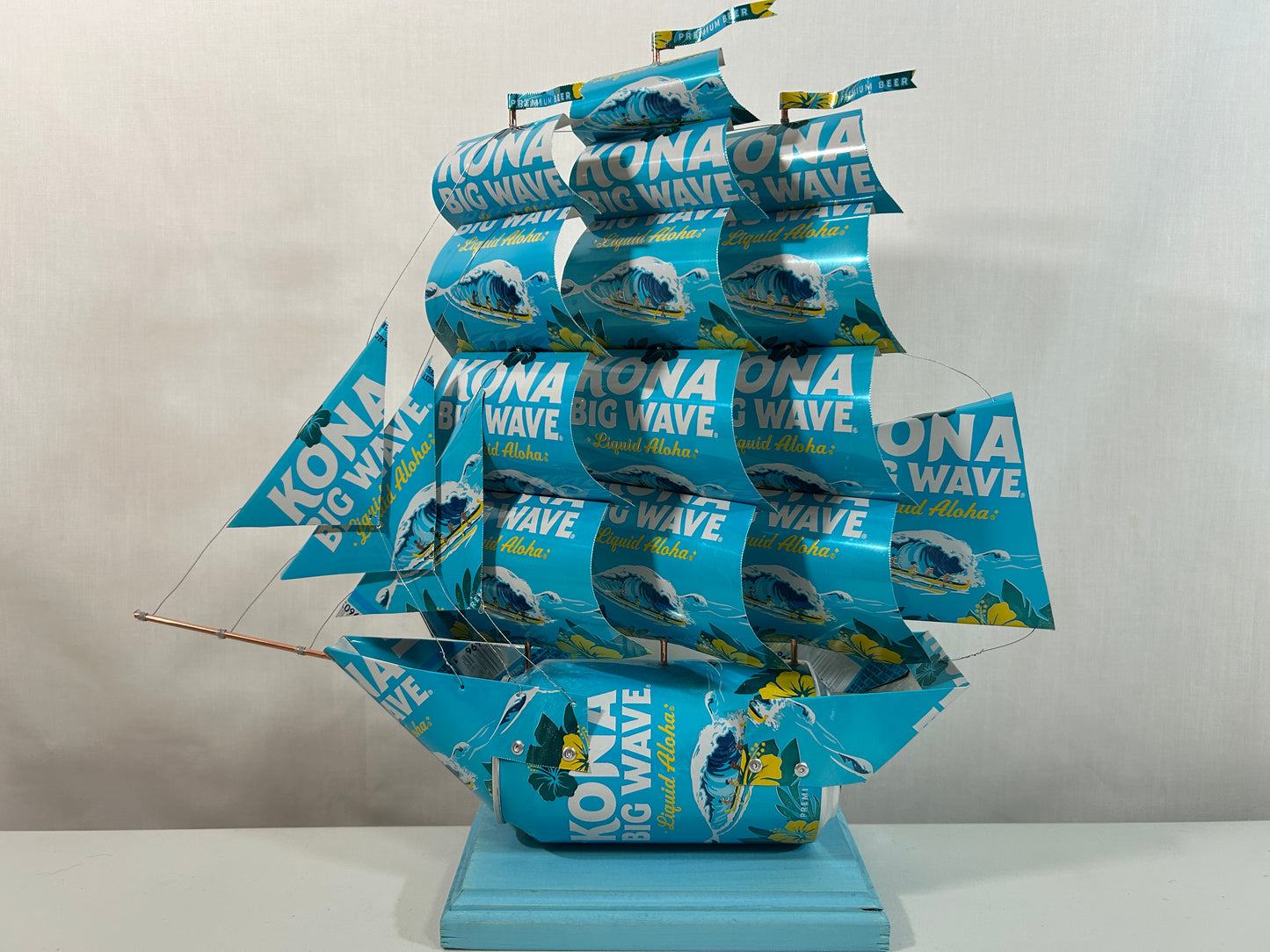 Kona Brewing Co Big Wave Golden Ale Beer Can Ship