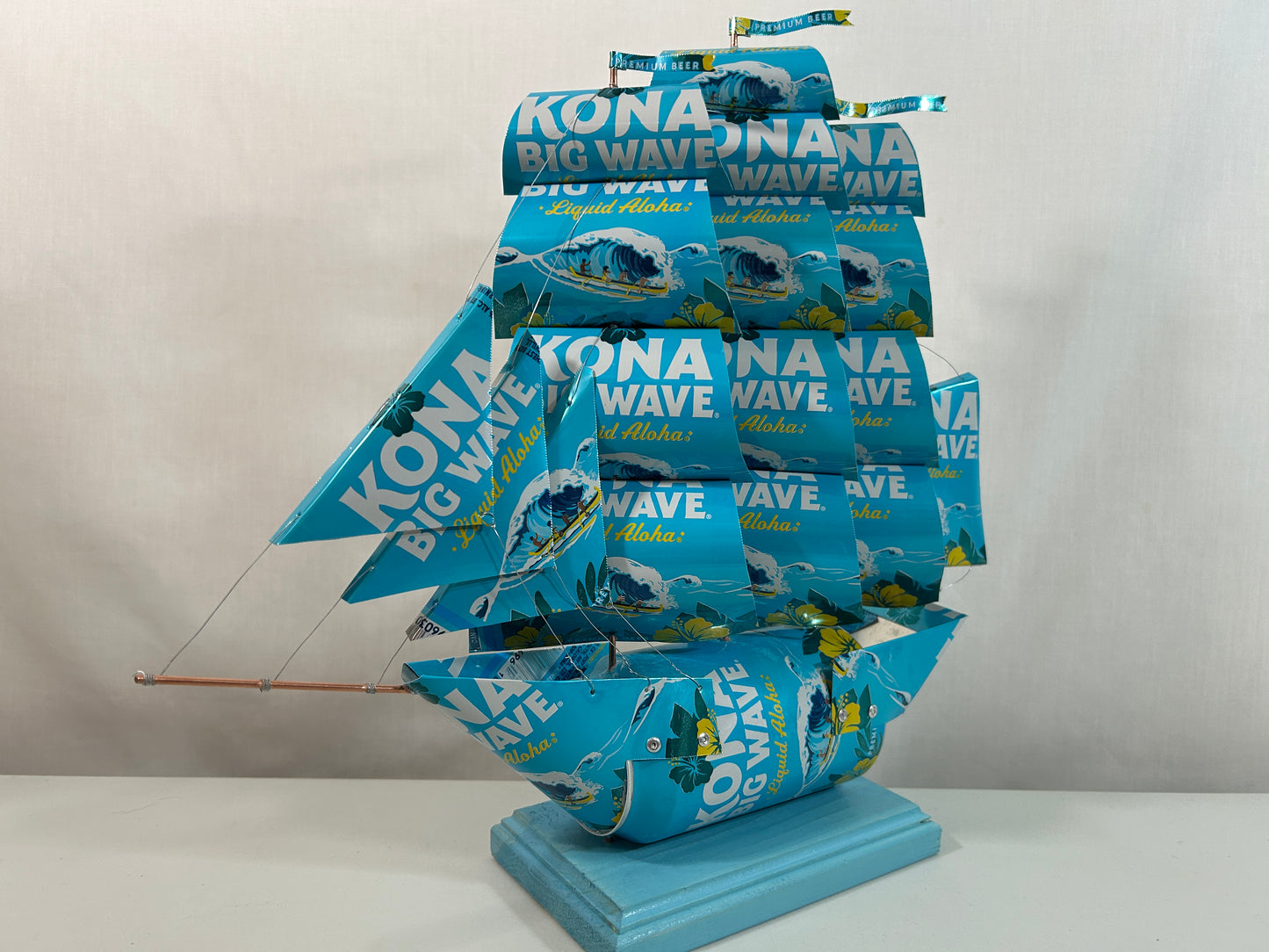 Kona Brewing Co Big Wave Golden Ale Beer Can Ship
