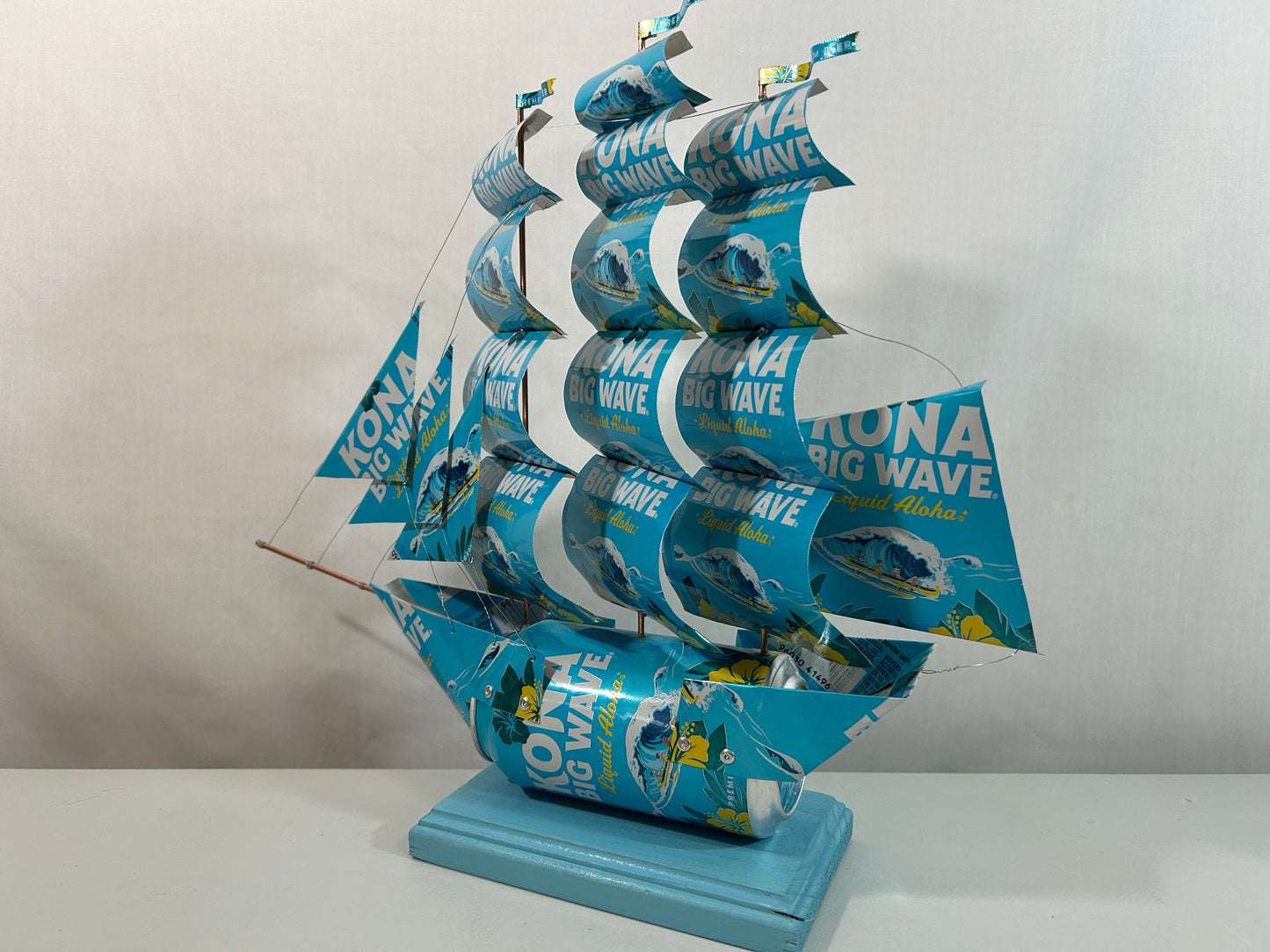Kona Brewing Co Big Wave Golden Ale Beer Can Ship