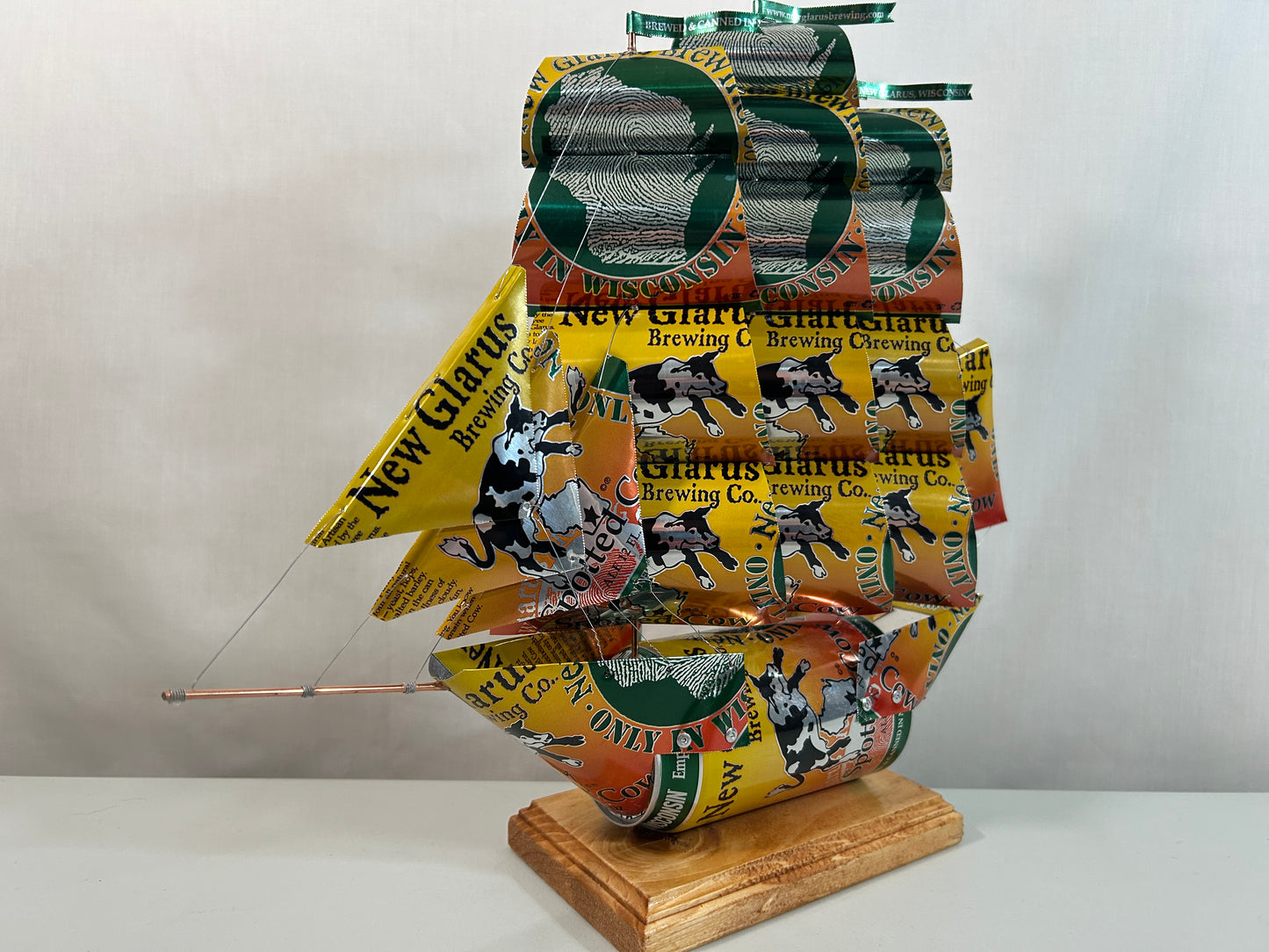 New Glarus Spotted Cow Beer Can Ship