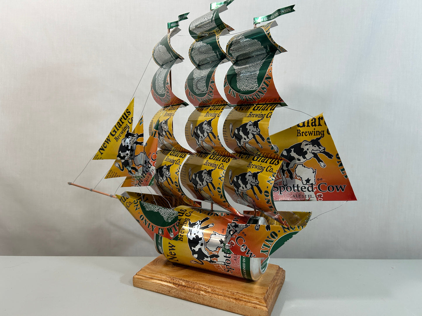 New Glarus Spotted Cow Beer Can Ship