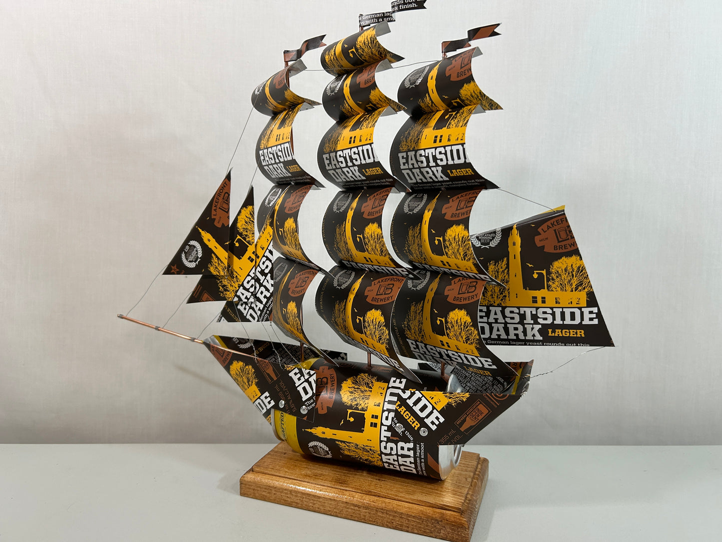 Lakefront Brewery Eastside Dark Beer Can Ship