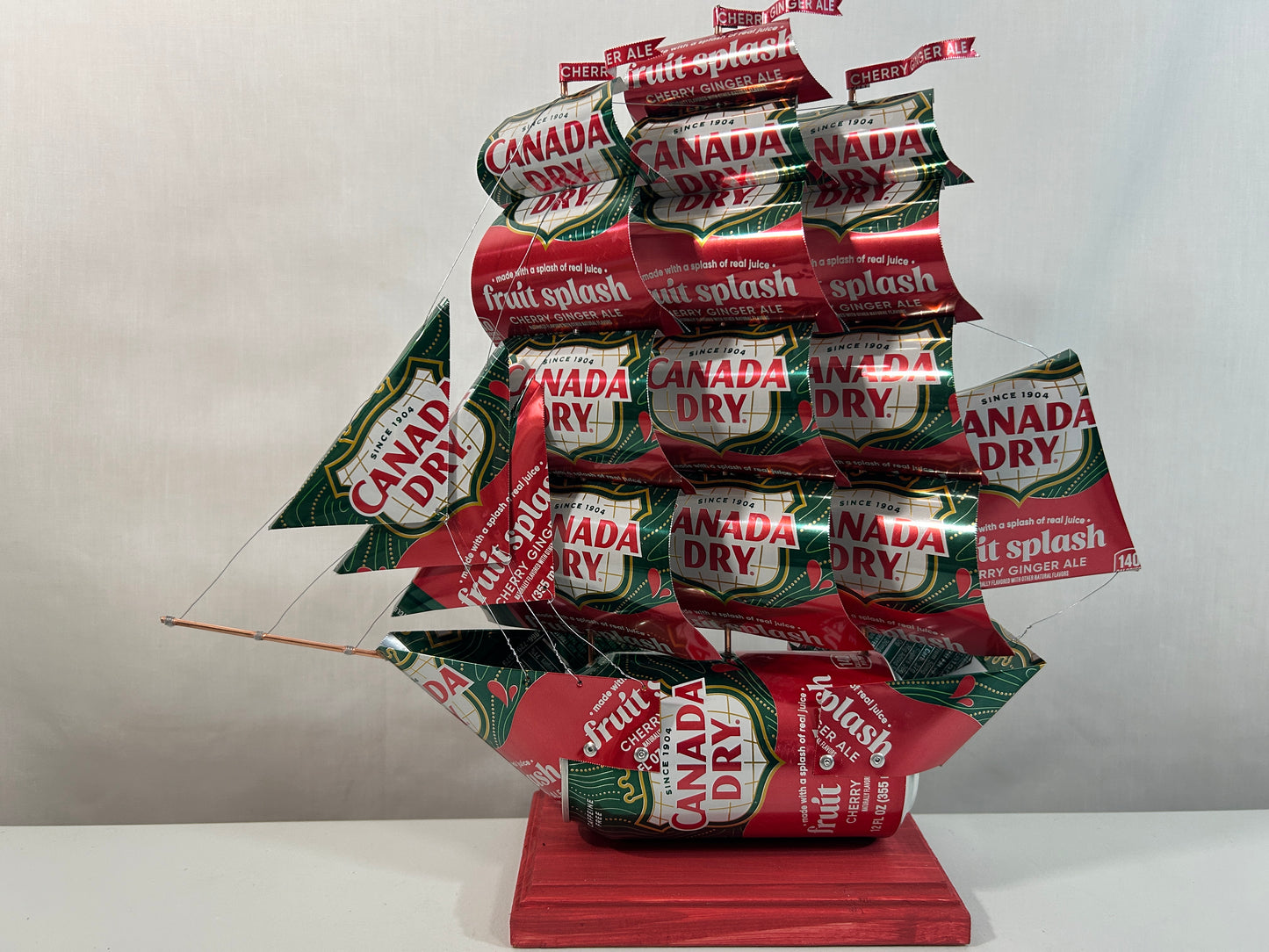 Canada Dry Ginger Ale Fruit Splash Can Ship