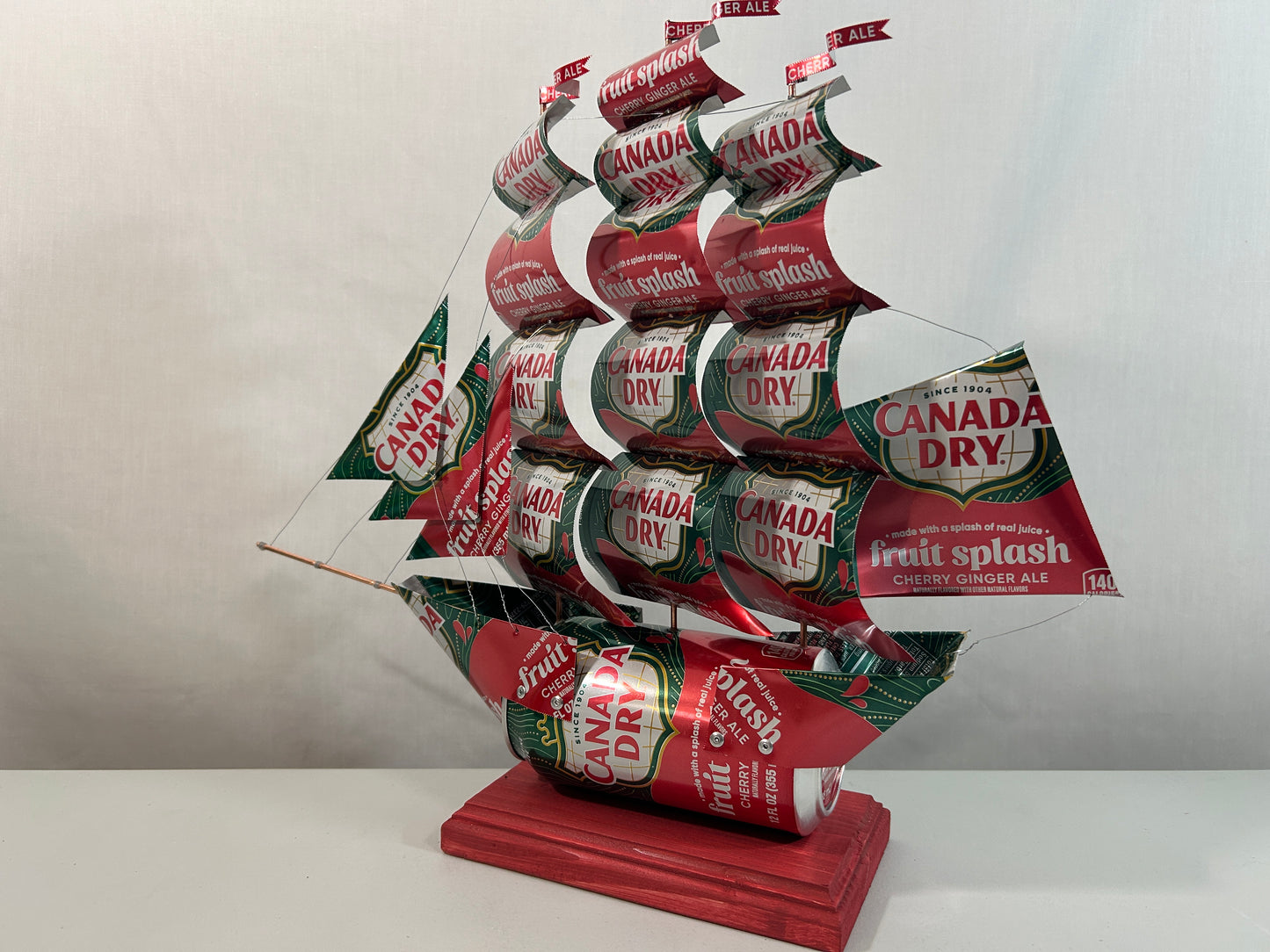 Canada Dry Ginger Ale Fruit Splash Can Ship