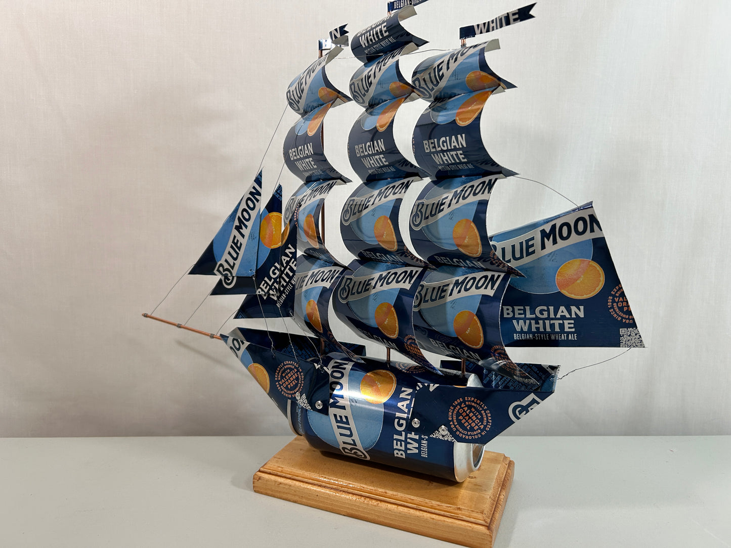 Blue Moon Belgian White Beer Can Ship
