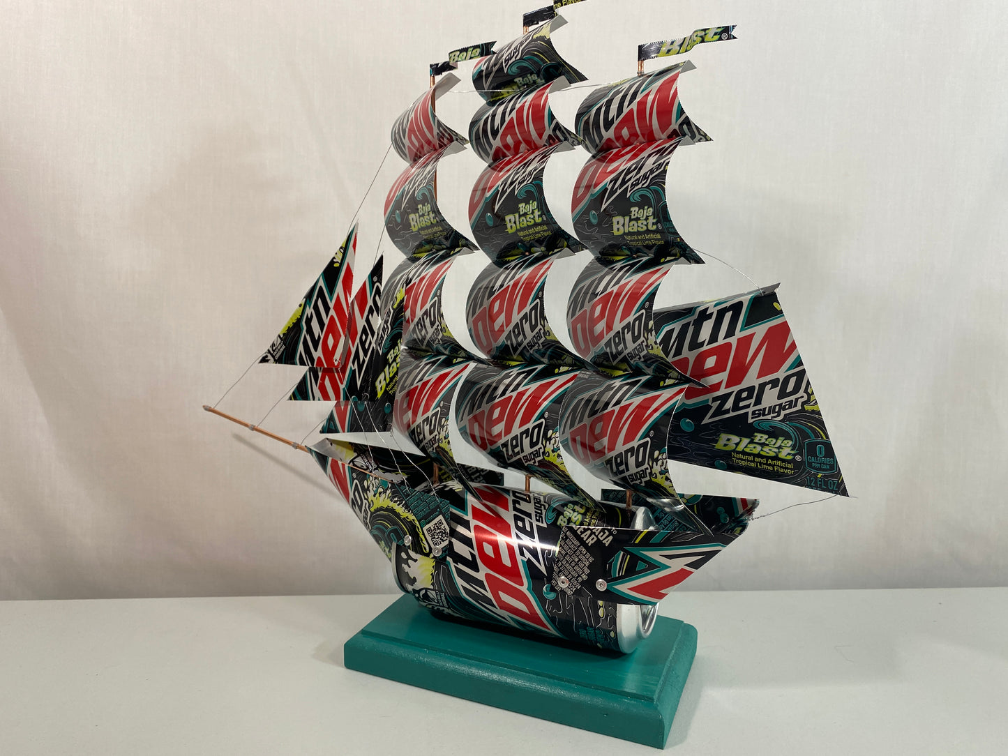 Mountain Dew Baja Blast Zero Sugar Soda Can Ship
