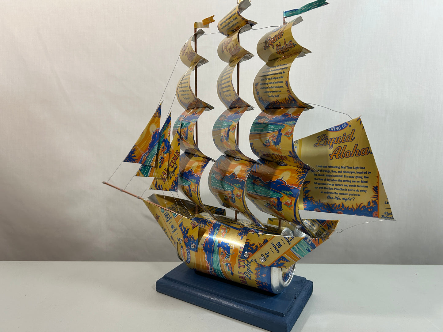 Kona Brewing Co Mai Time Light Beer Can Ship