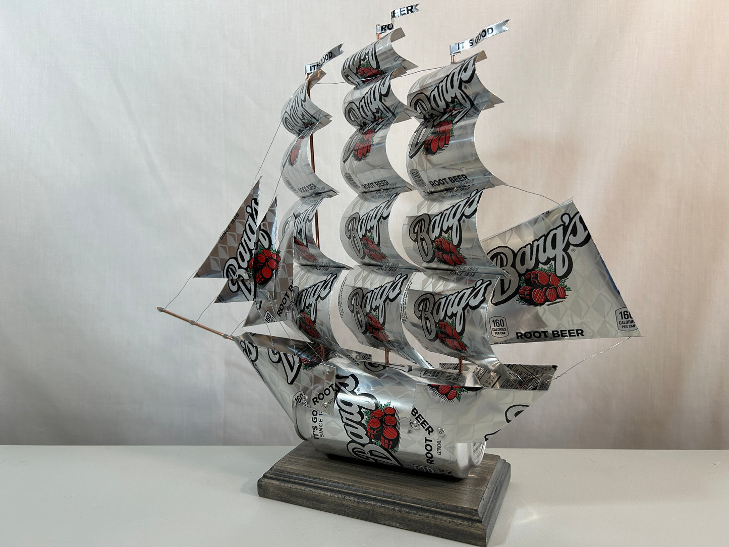 Barq's Root Beer Soda Can Ship