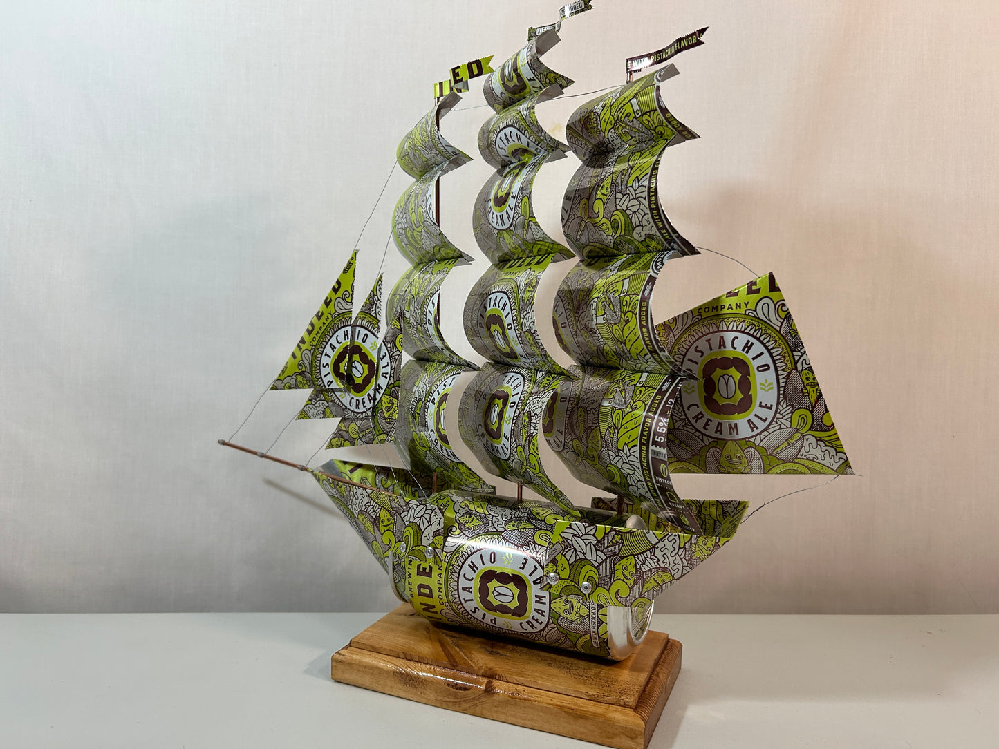 Indeed Pistachio Cream Ale Beer Can Ship