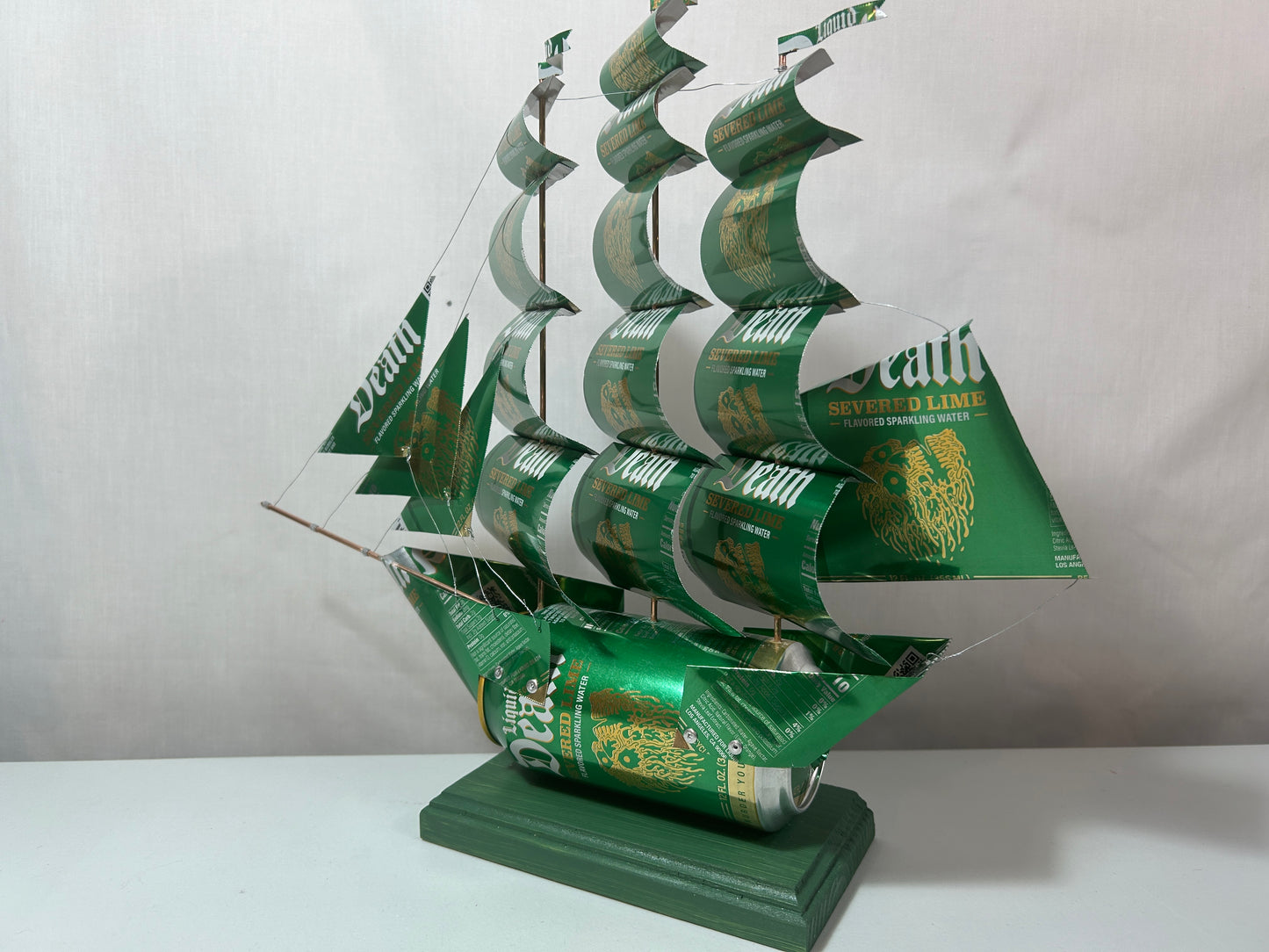 Liquid Death Severed Lime Sparkling Water Can Ship