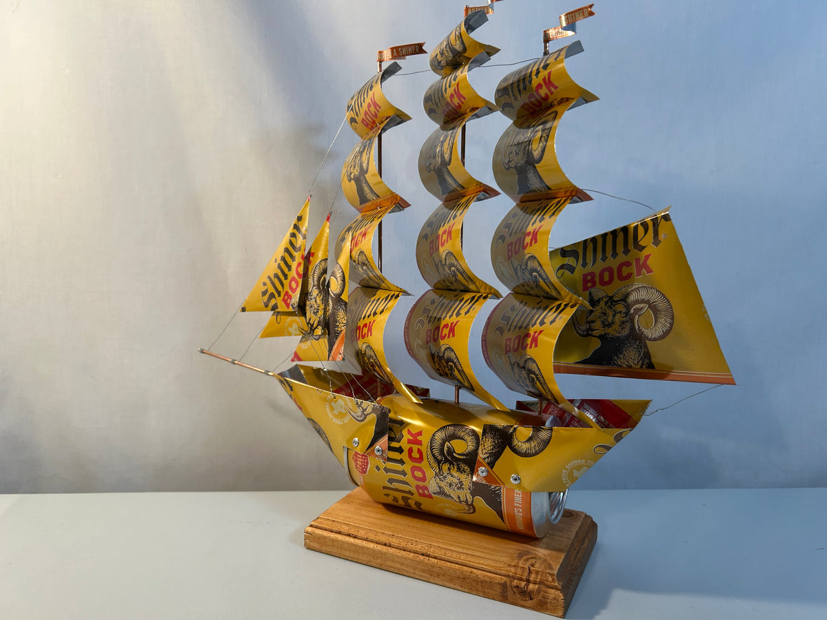 Shiner Bock Beer Can Ship