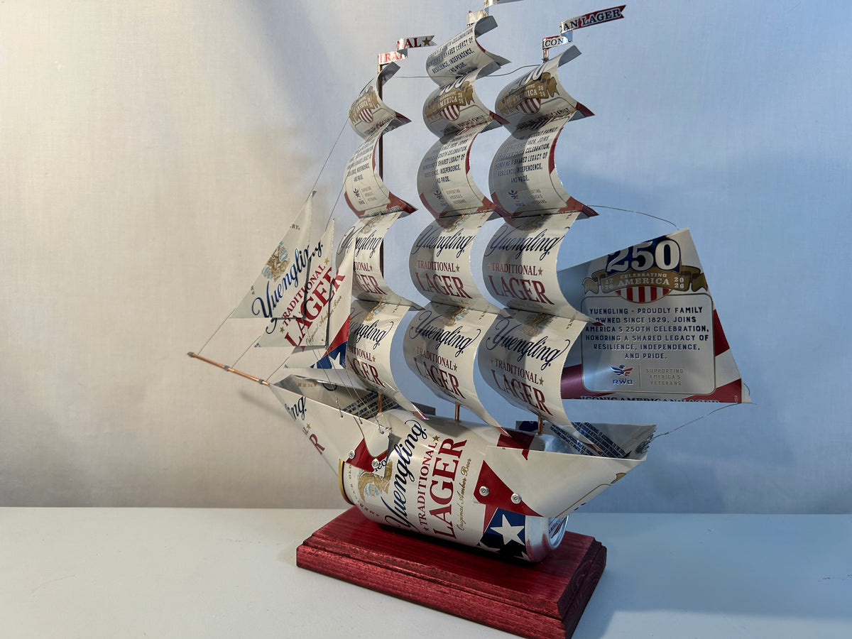 Yuengling Amber Lager Beer Can Ship