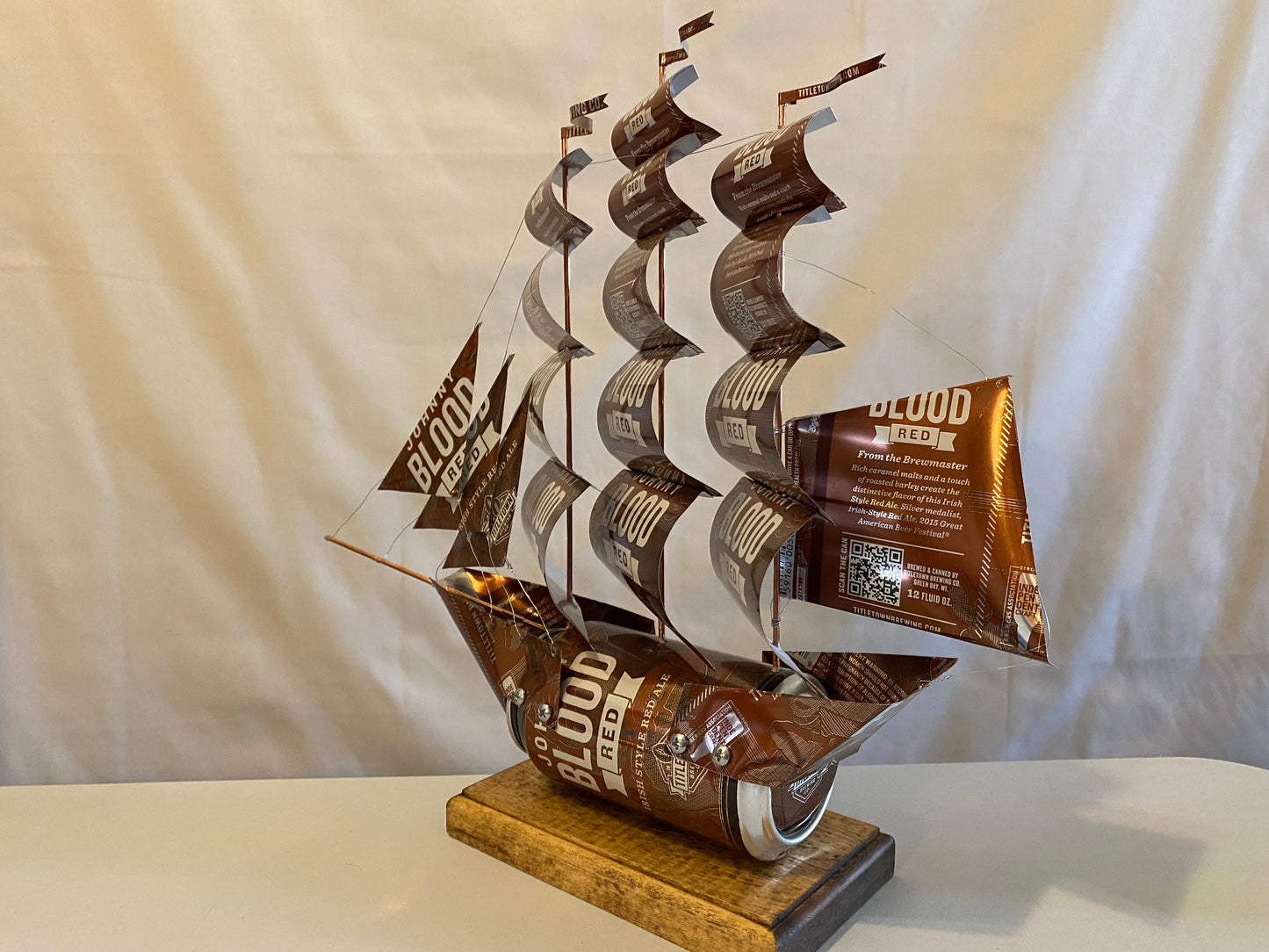 Titletown Blood Red Beer Can Ship