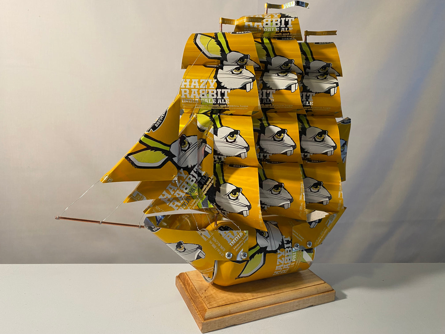 Lakefront Brewery Hazy Rabbit Beer Can Ship