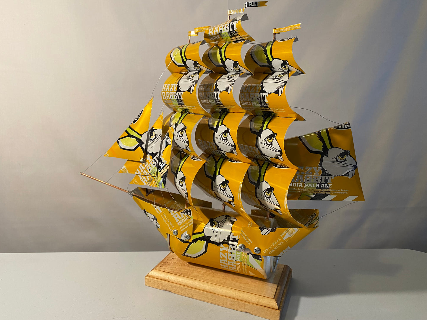 Lakefront Brewery Hazy Rabbit Beer Can Ship