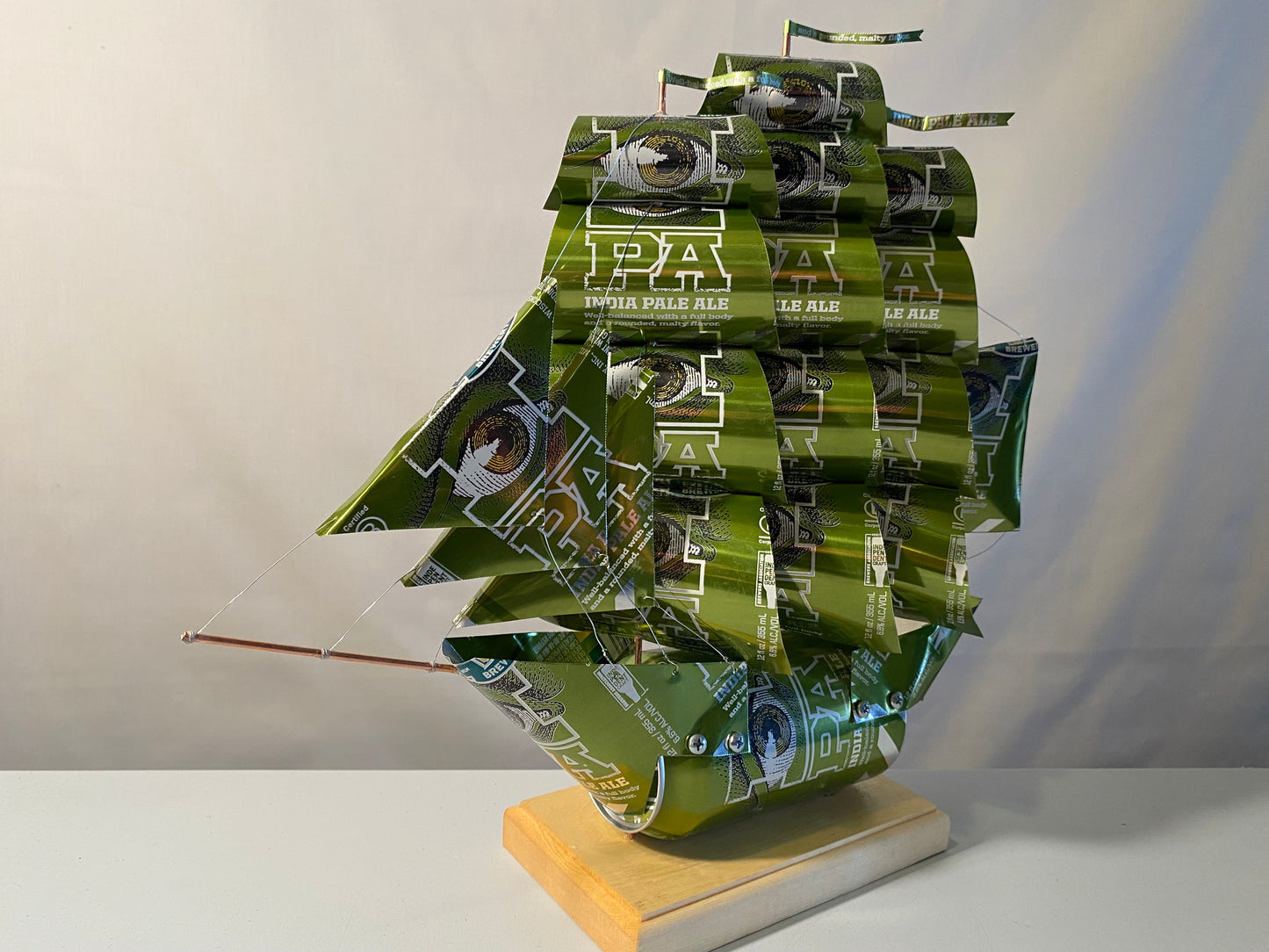 Lakefront Brewery India Pale Ale Beer Can Boat