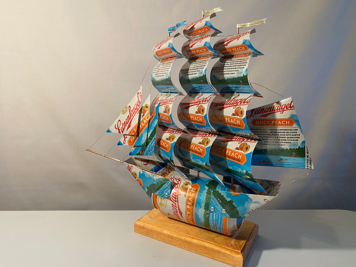 Leinenkugel's Juicy Peach Beer Can Ship