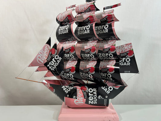 Dr Pepper Strawberries & Cream Zero Sugar Soda Can Ship