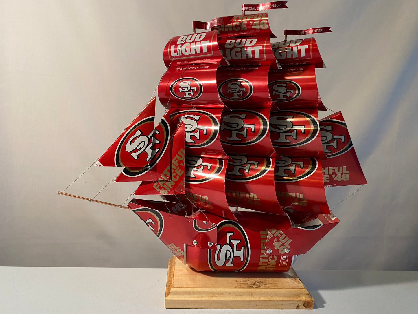 San Francisco 49ers Faithful Since '46 Beer Can Ship