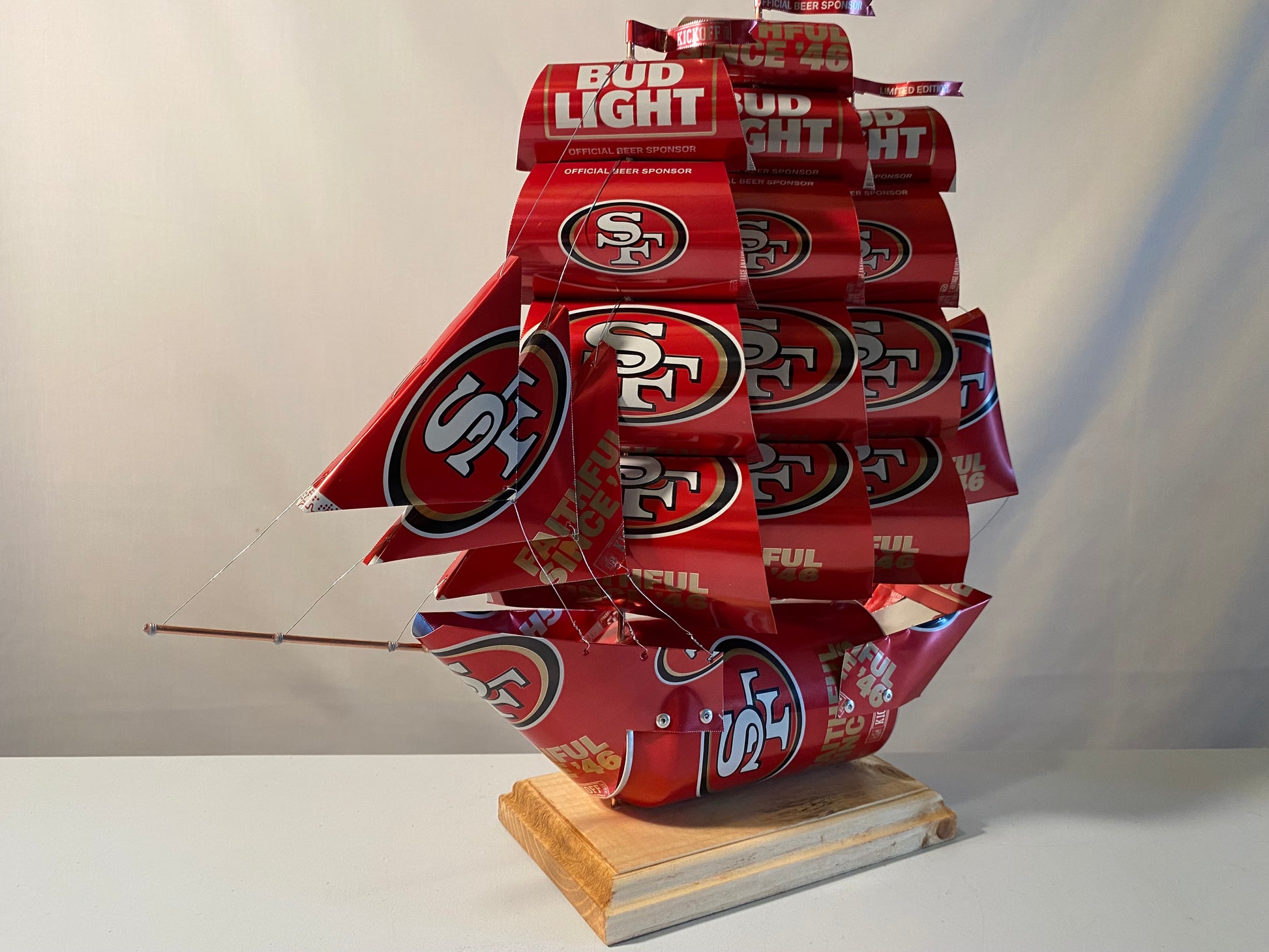 San Francisco 49ers Faithful Since '46 Beer Can Ship