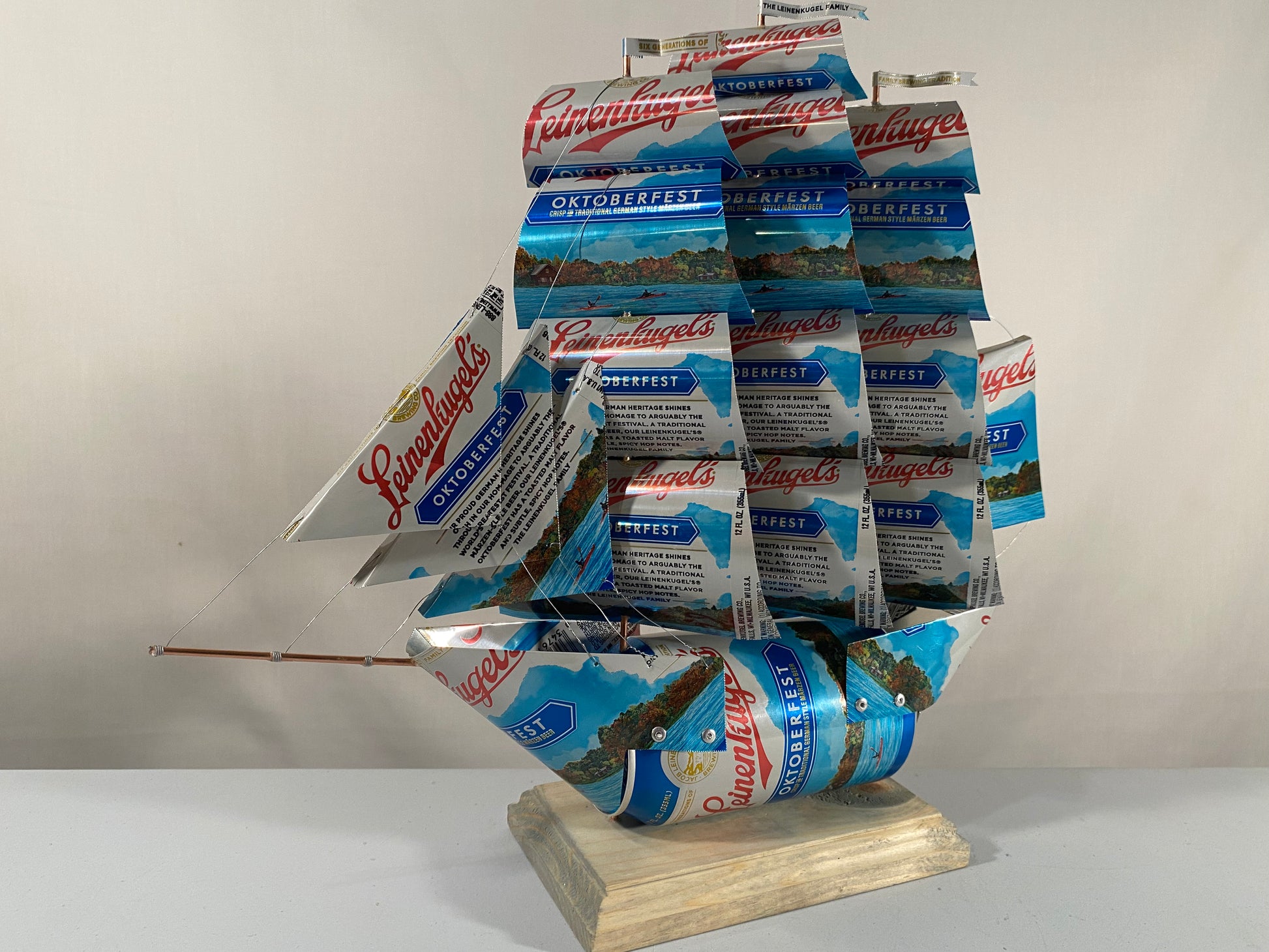 Leinenkugel's Oktoberfest Beer Can Ship