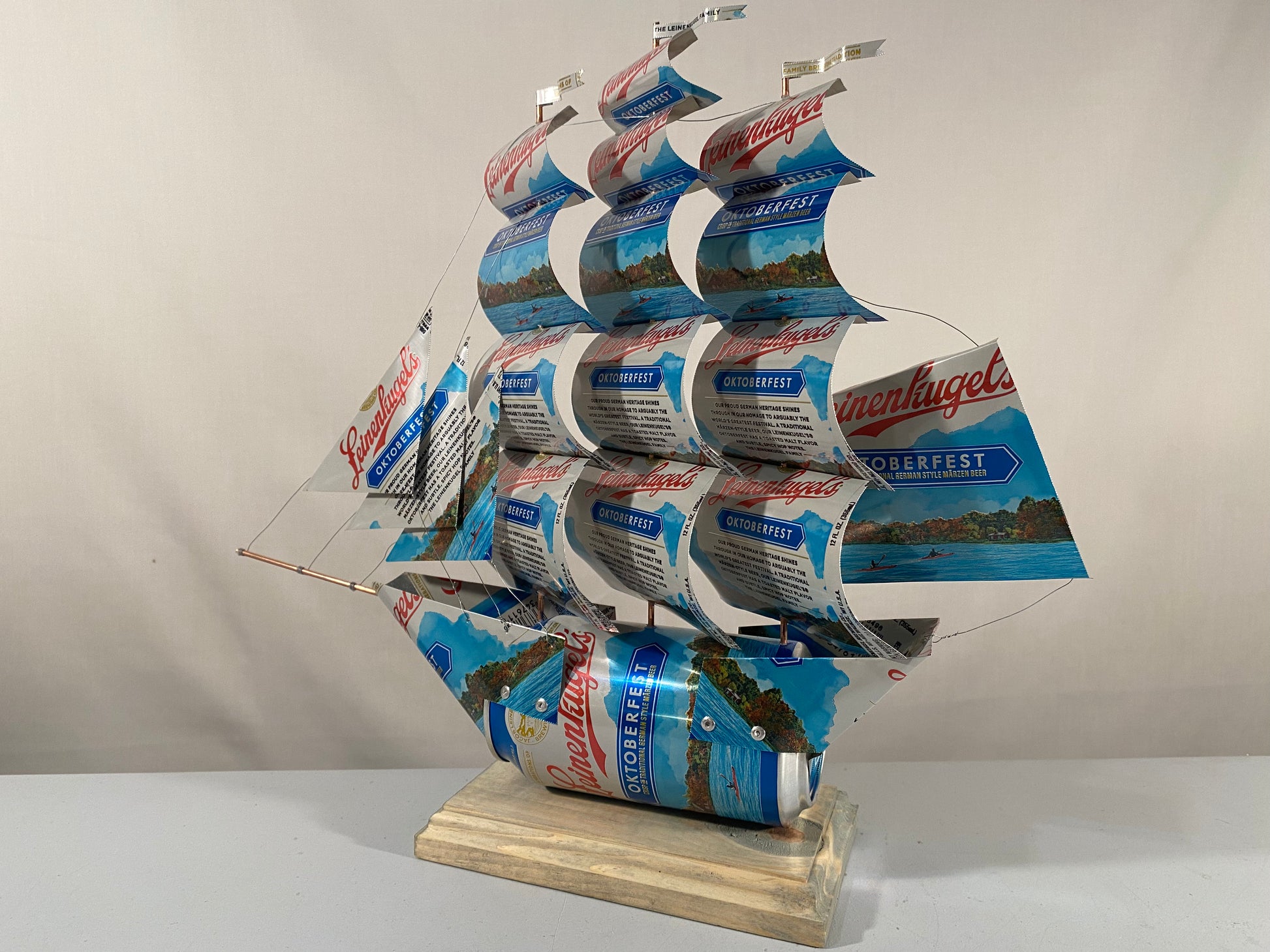 Leinenkugel's Oktoberfest Beer Can Ship