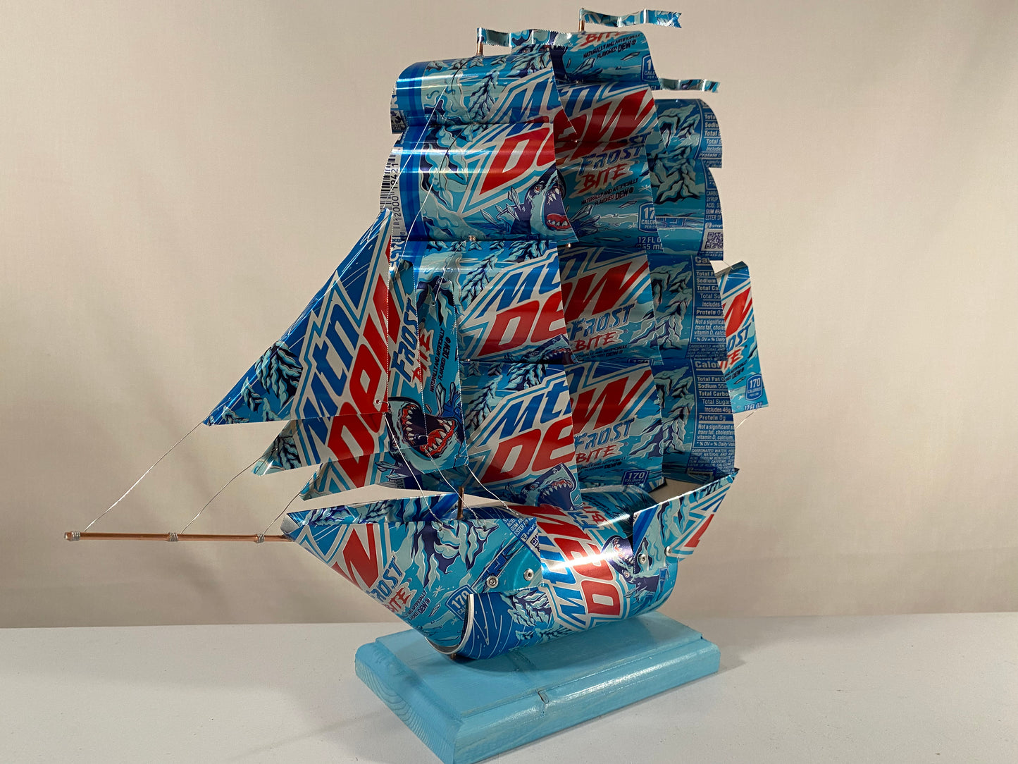 Mountain Dew Frost Bite Soda Can Ship