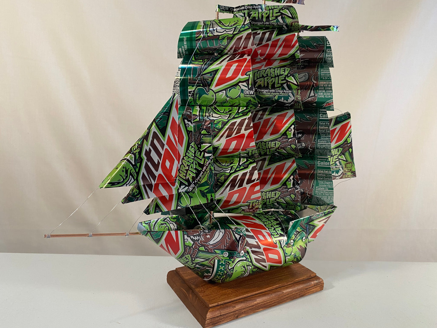 Mountain Dew Thrashed Apple Soda Can Ship