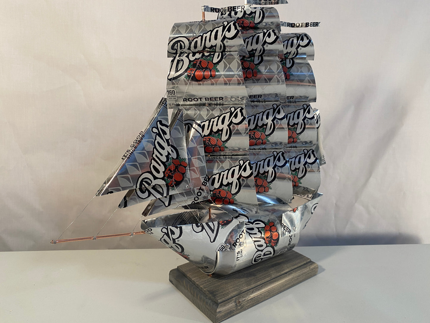 Barq's Root Beer Soda Can Ship