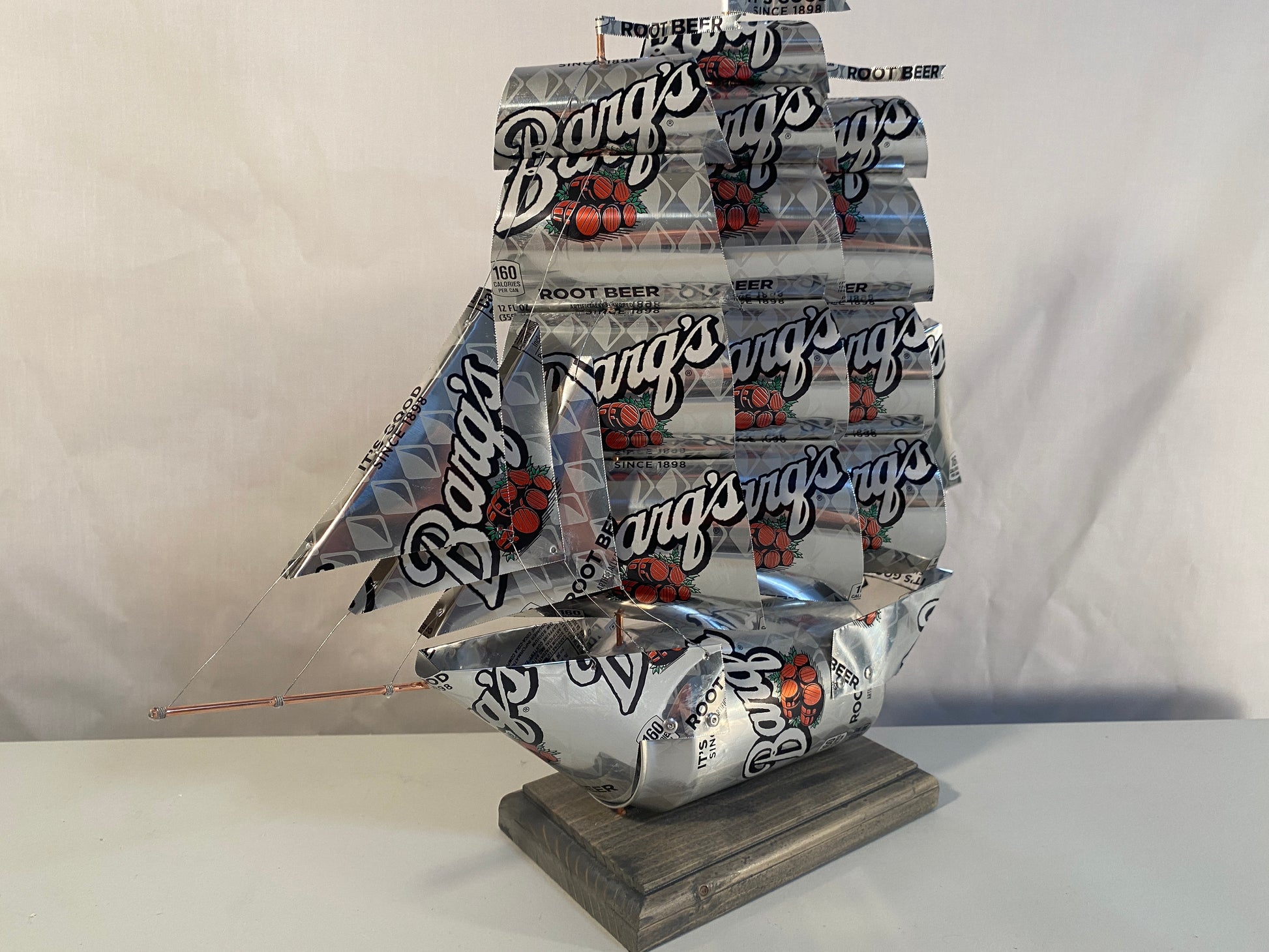 Barq's Root Beer Soda Can Ship