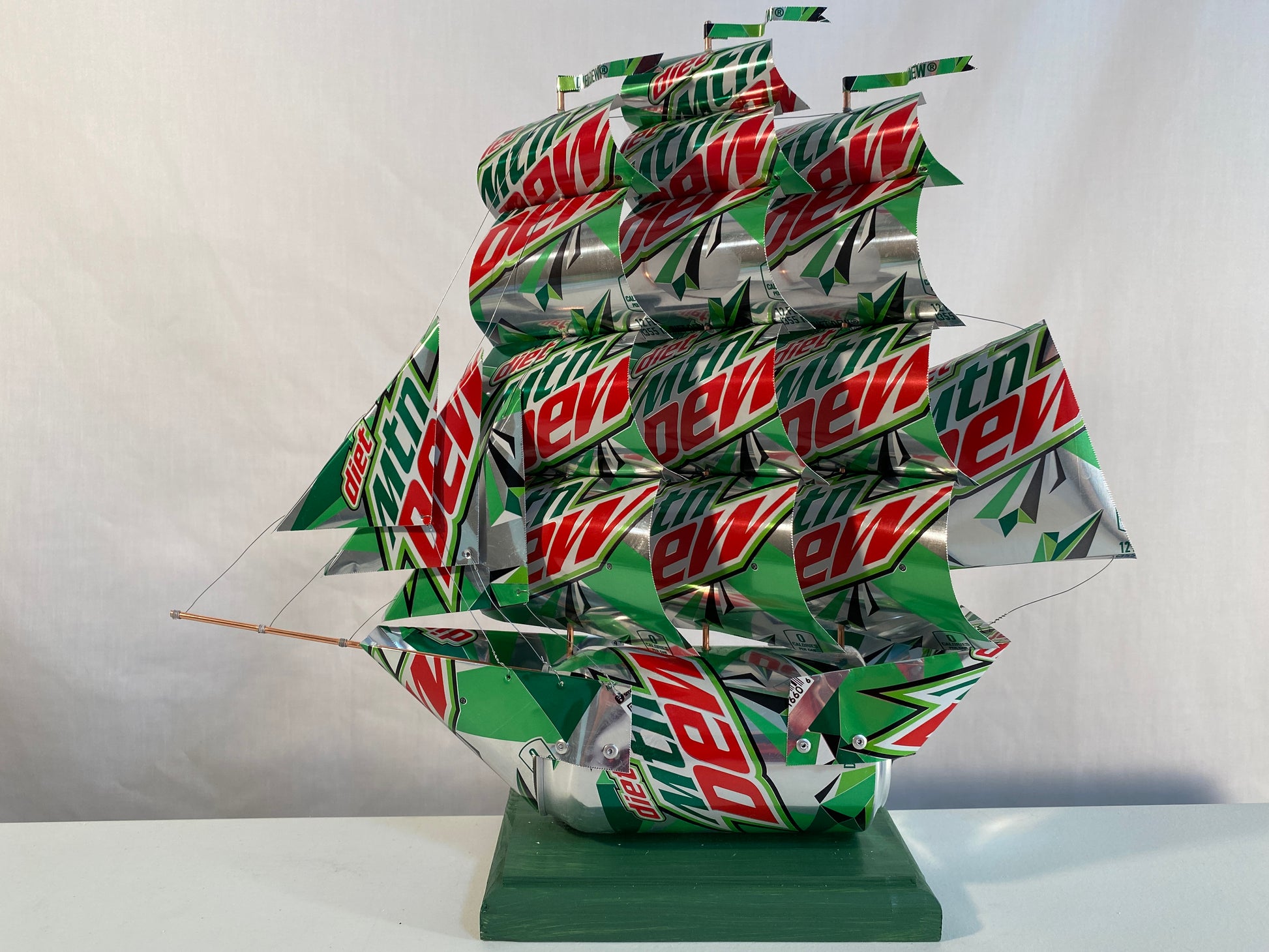 Mountain Dew Diet Soda Can Ship